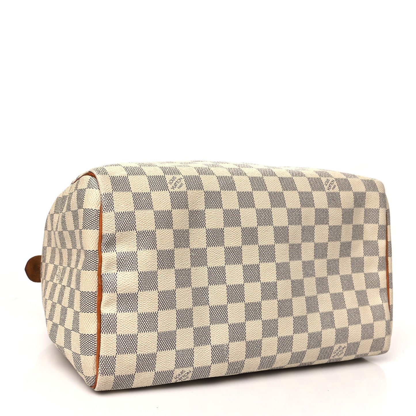 Louis Vuitton Speedy 30 Damier Azur Coated Canvas Bag - White
