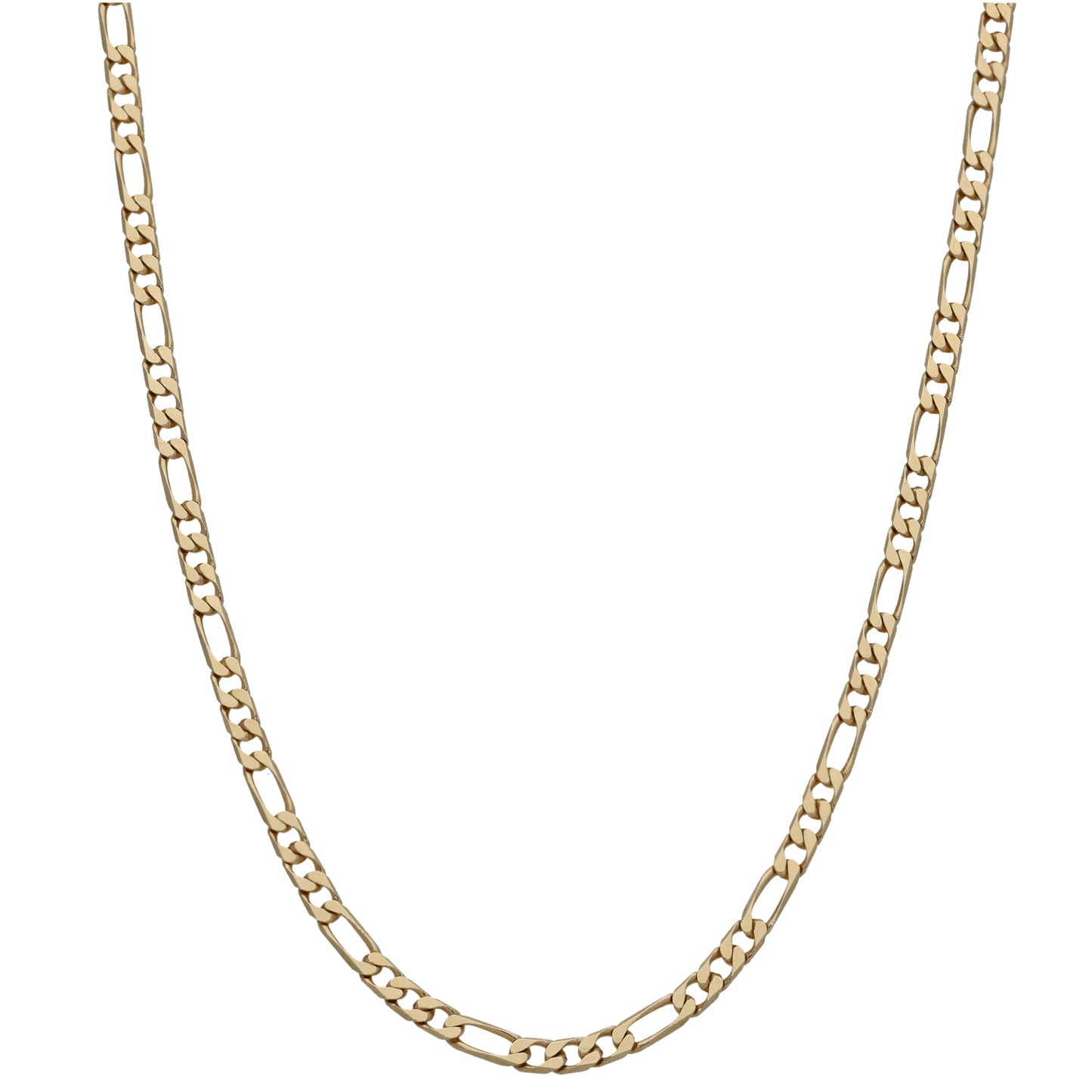 9ct Gold Figaro Chain 18"