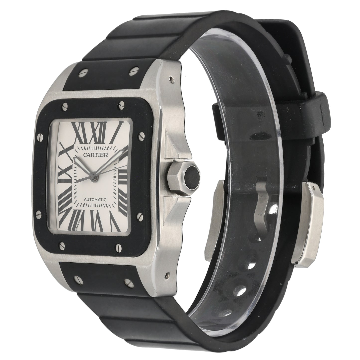 Cartier Santos 100 W20121U2 38mm Stainless Steel Watch