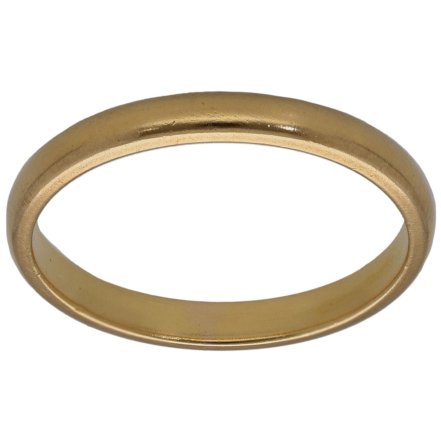 22ct Gold Plain Wedding Ring Size N