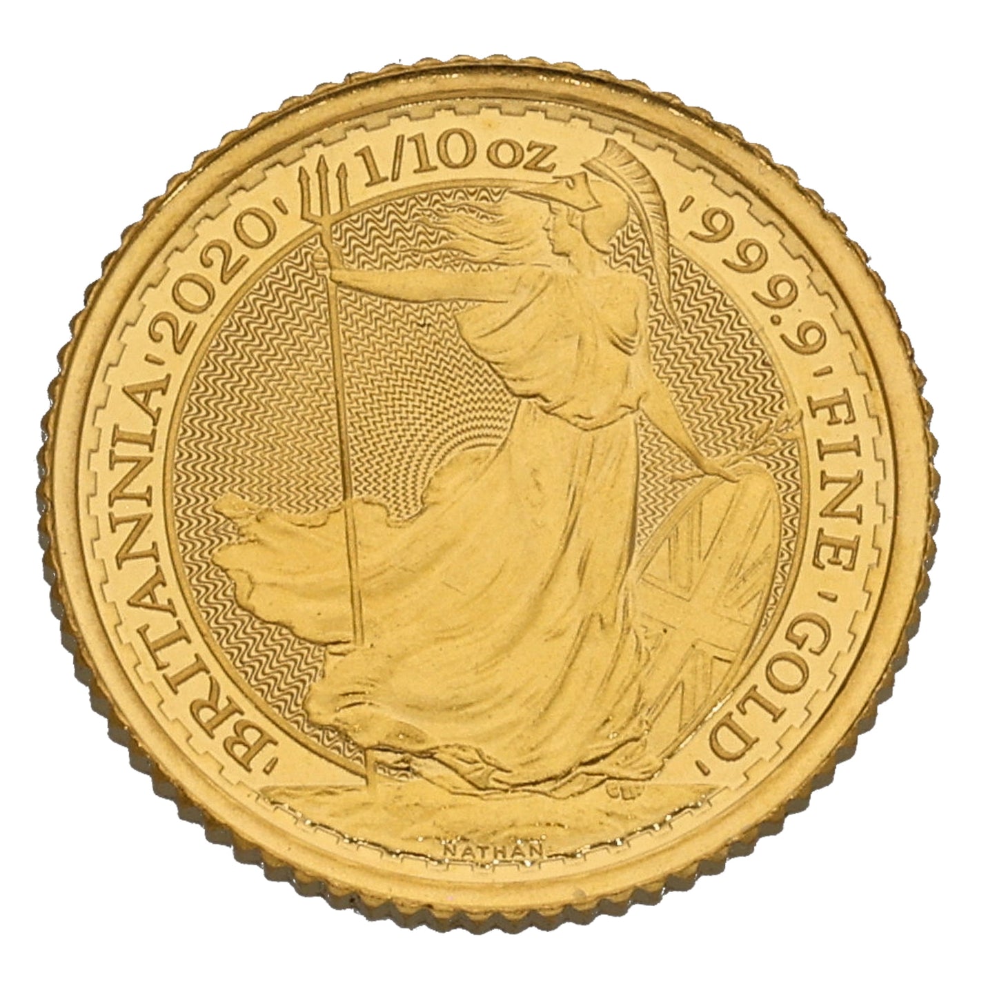 24ct Gold Queen Elizabeth II 1/10 OZ Britannia Coin 2020