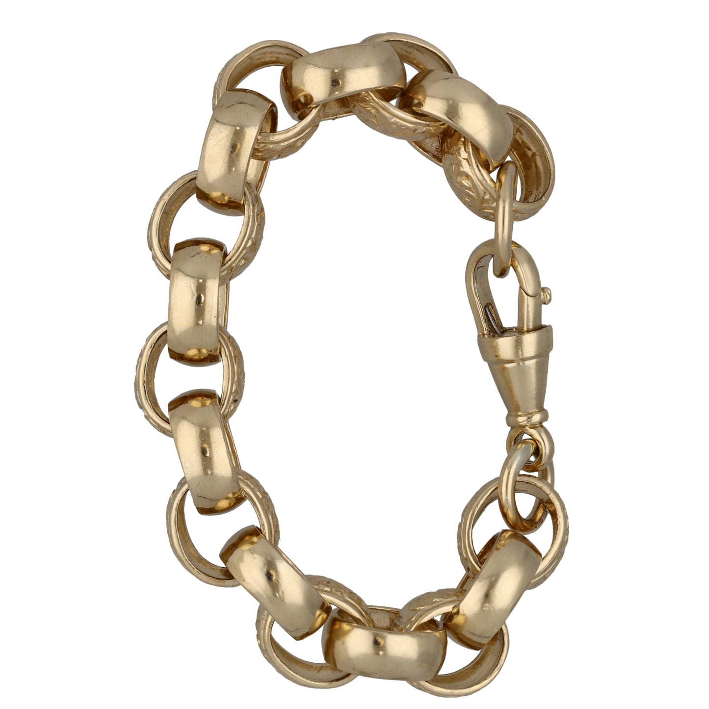 9ct Gold Belcher Bracelet
