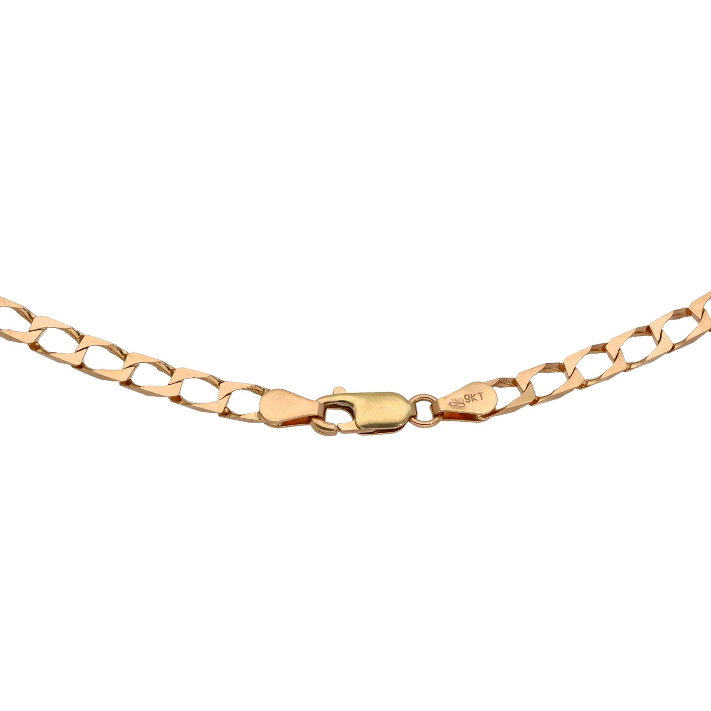 9ct Gold Curb Chain 20"