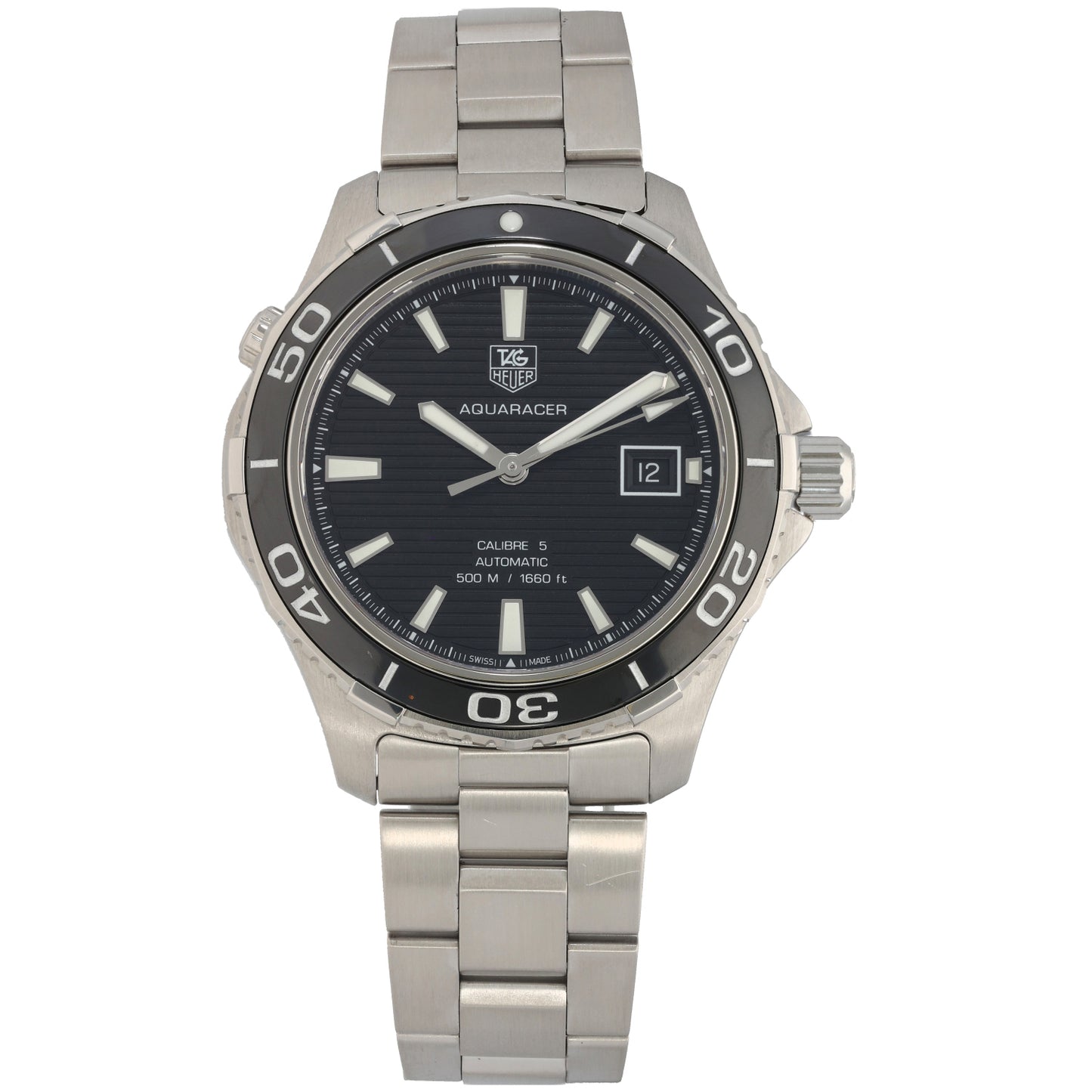 Tag Heuer Aquaracer WAK2110 41mm Stainless Steel Watch