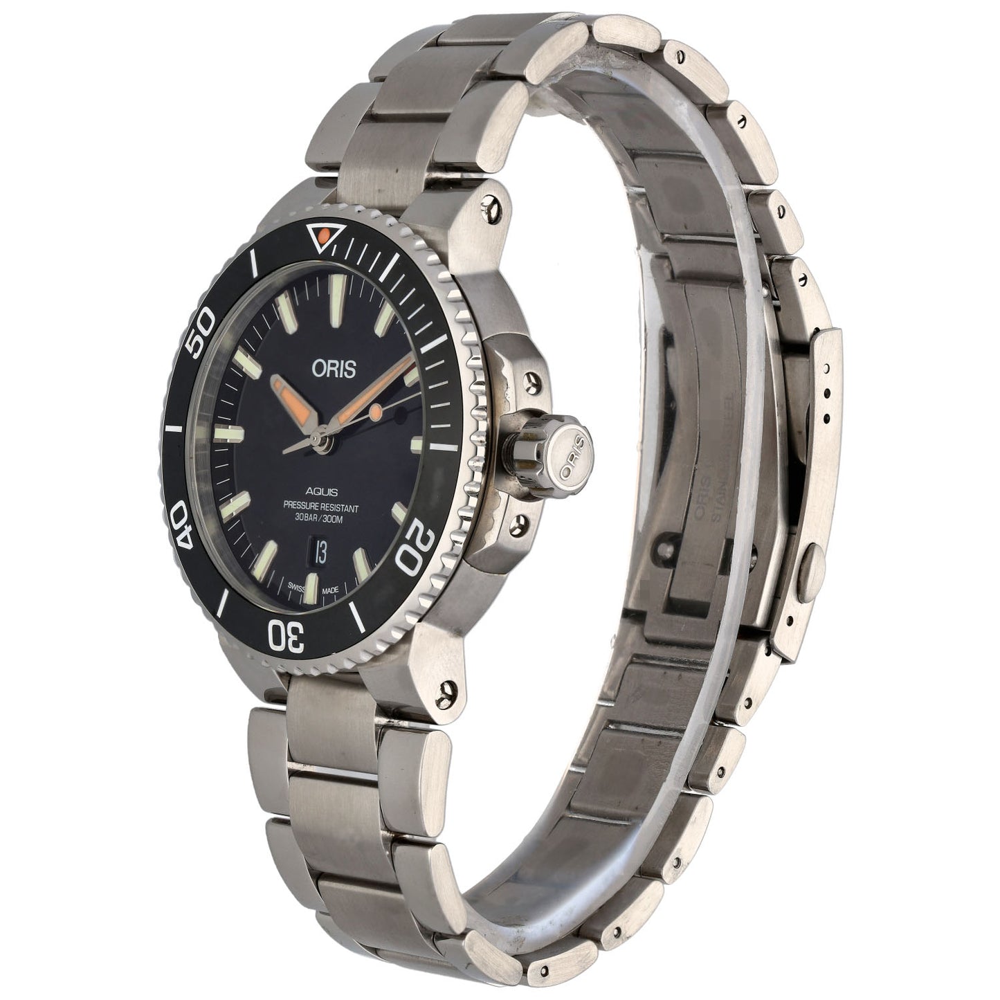 Oris Aquis 7730 43.5mm Stainless Steel Watch