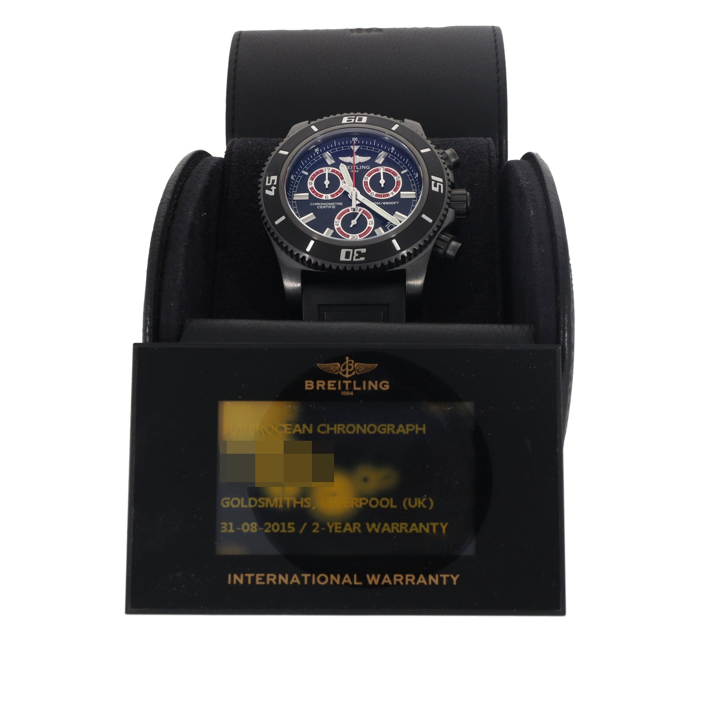 Breitling Superocean Chronograph M2000 M73310 46mm PVD Stainless Steel Watch