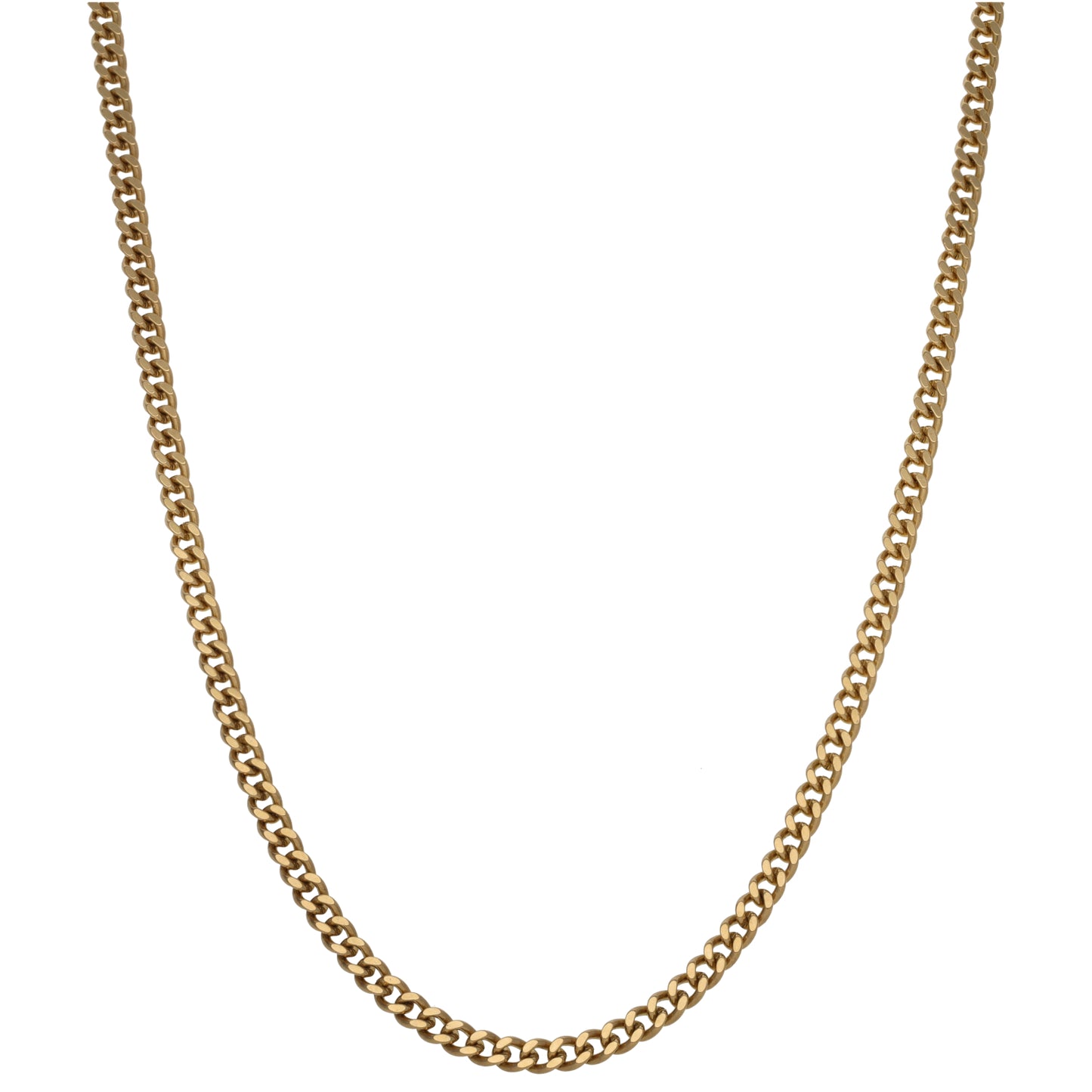 9ct Gold Curb Chain 24"
