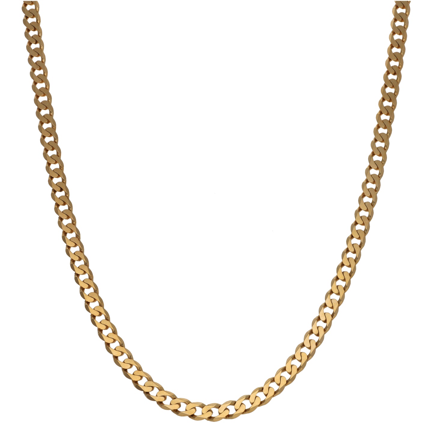 9ct Gold Curb Chain 30"