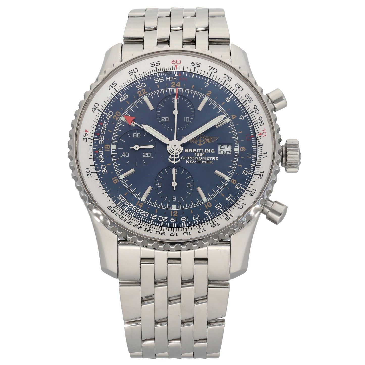 Breitling Navitimer A24322 44mm Stainless Steel Watch