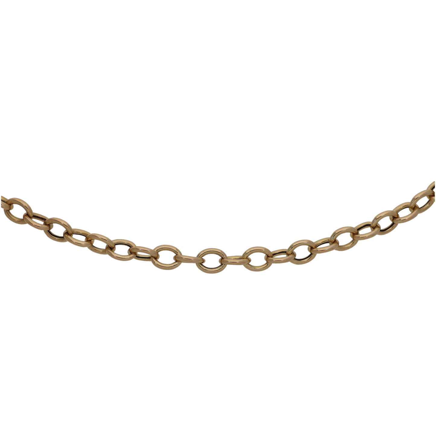 9ct Gold Belcher Chain 18"