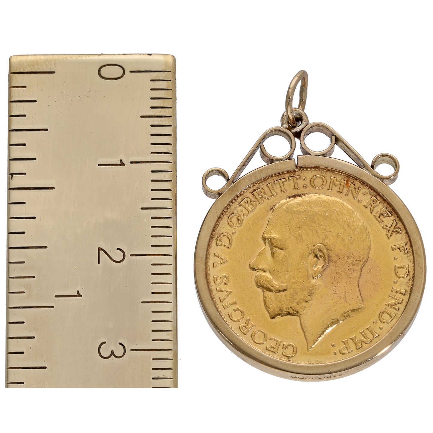 9ct Gold Full Sovereign Coin Pendant