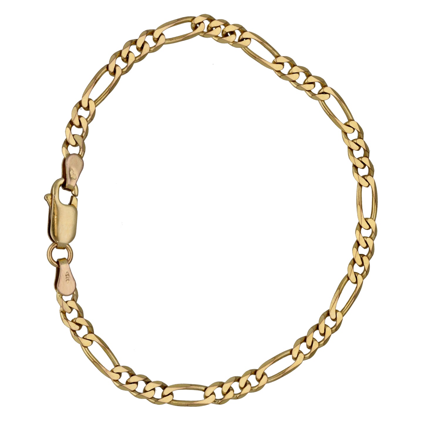 9ct Gold Figaro Bracelet