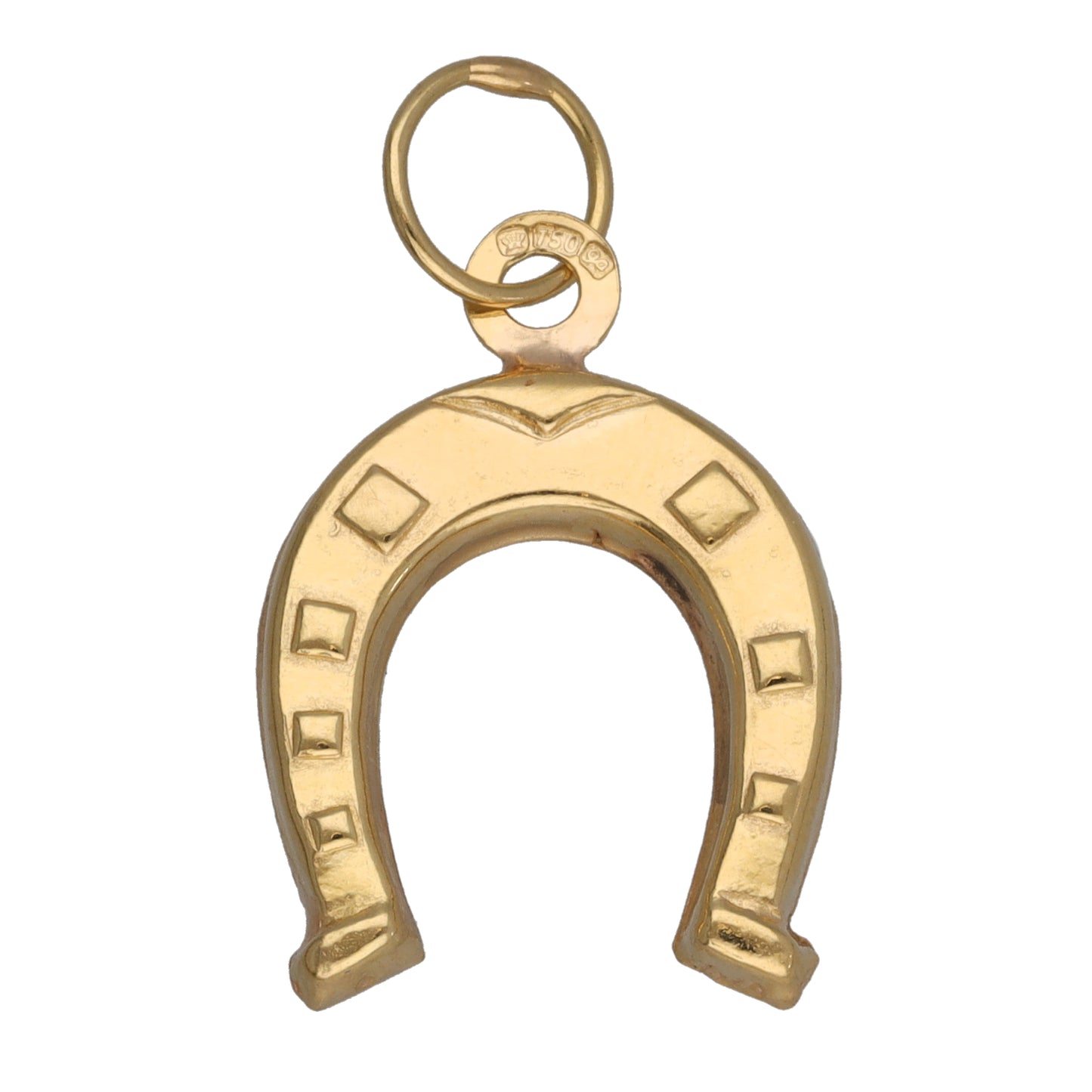 18ct Gold Horseshoe Pendant