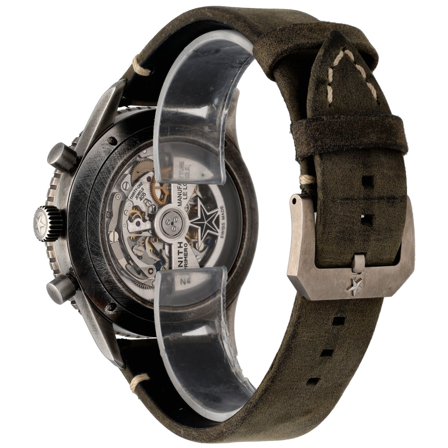 Zenith Pilot Cronometro Tipo CP-2 Flyback 11.2240.405/21.C773 43mm PVD Stainless Steel Watch