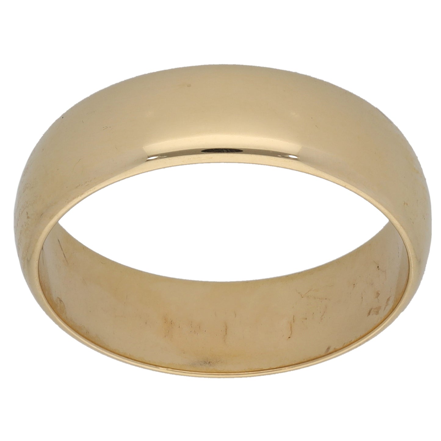 9ct Gold Plain Wedding Ring Size O