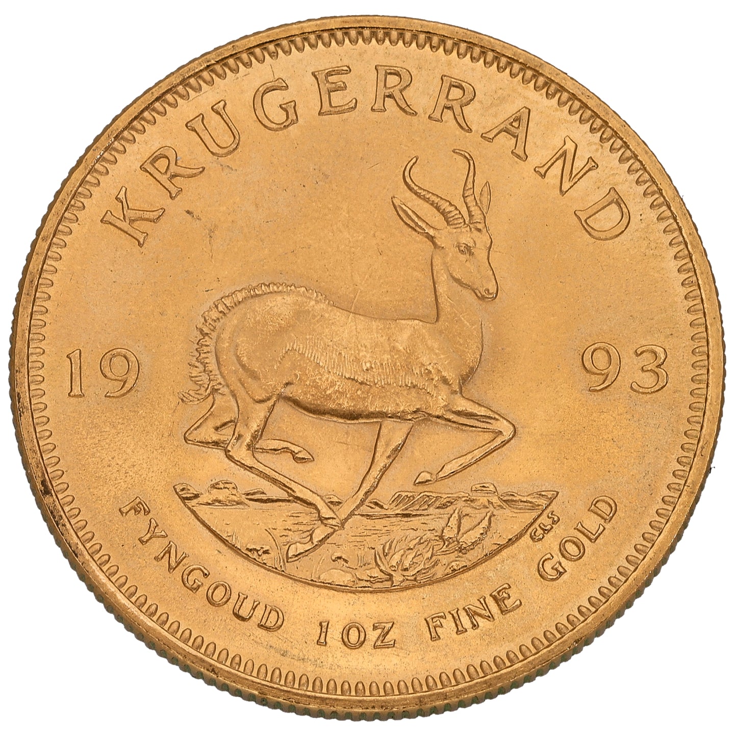 22ct Gold 1 OZ Krugerrand Coin 1993