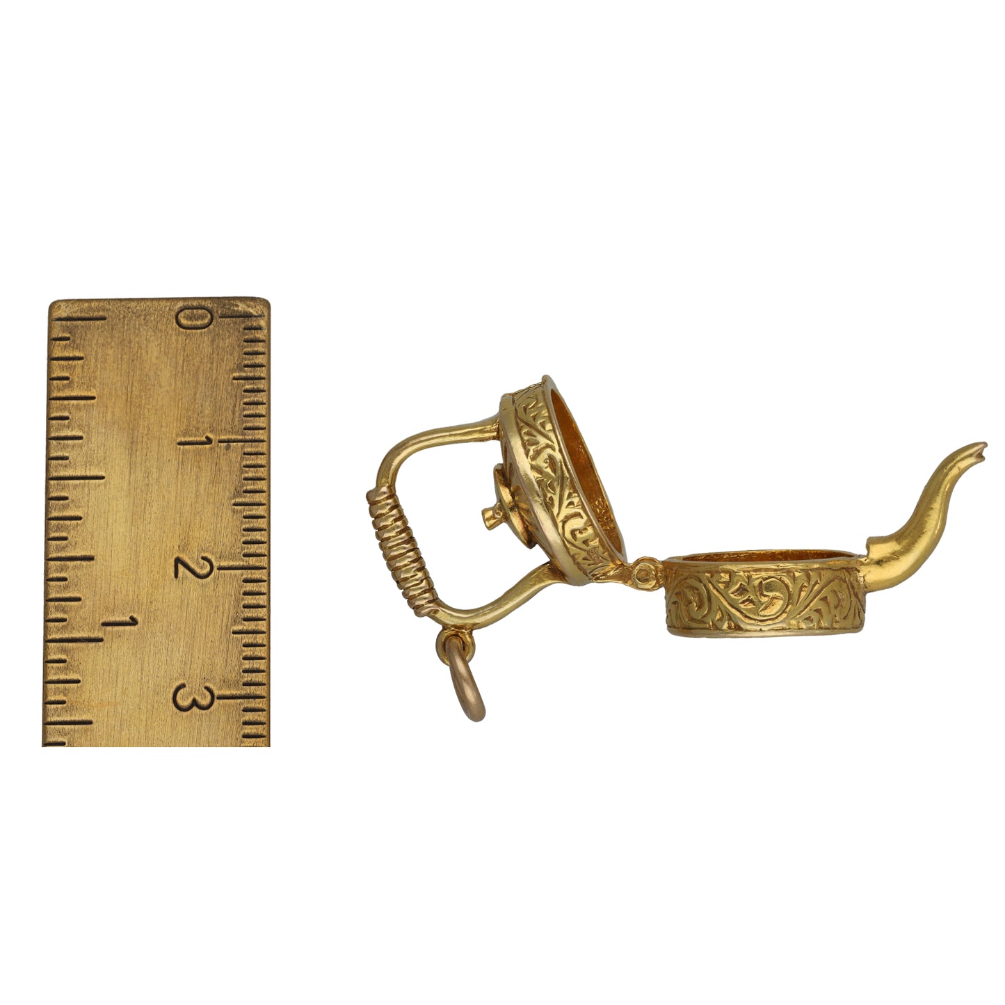 9ct Gold Kettle Pendant