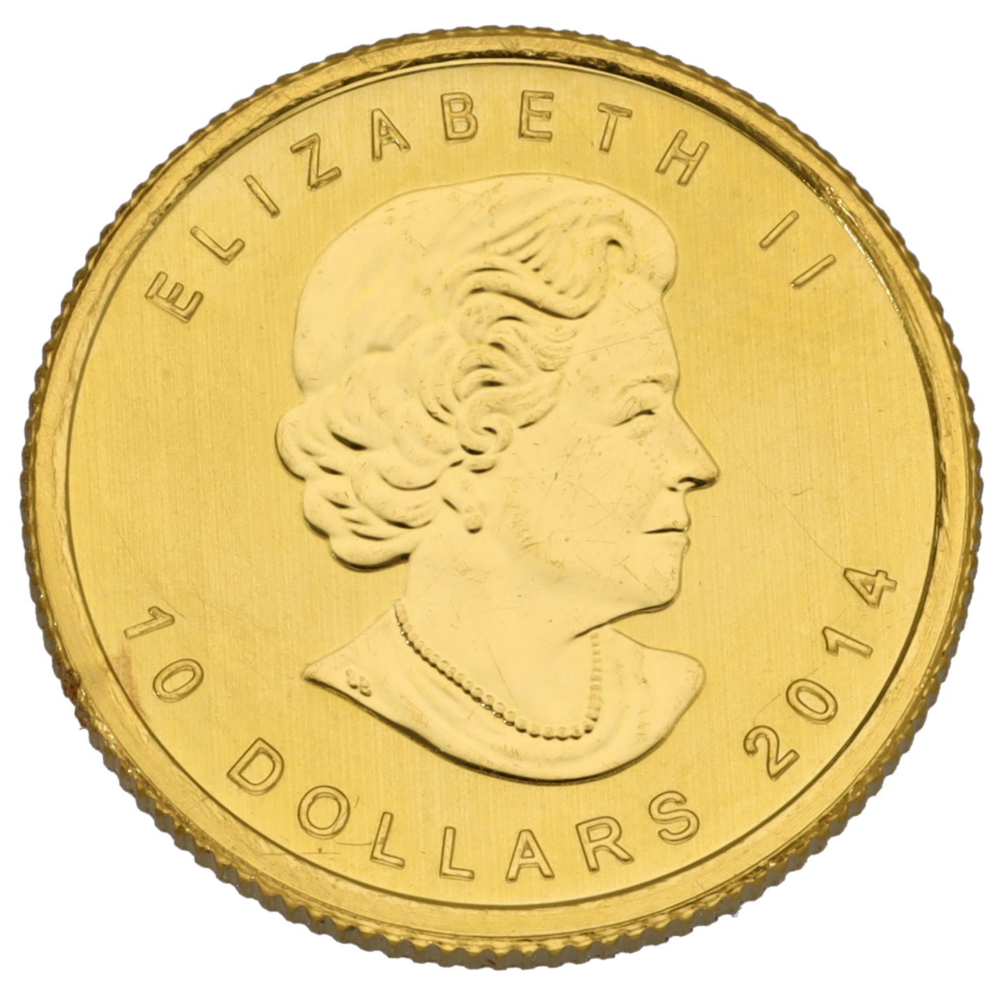 24ct Gold Canada Maple 1/4 OZ Coin 2014
