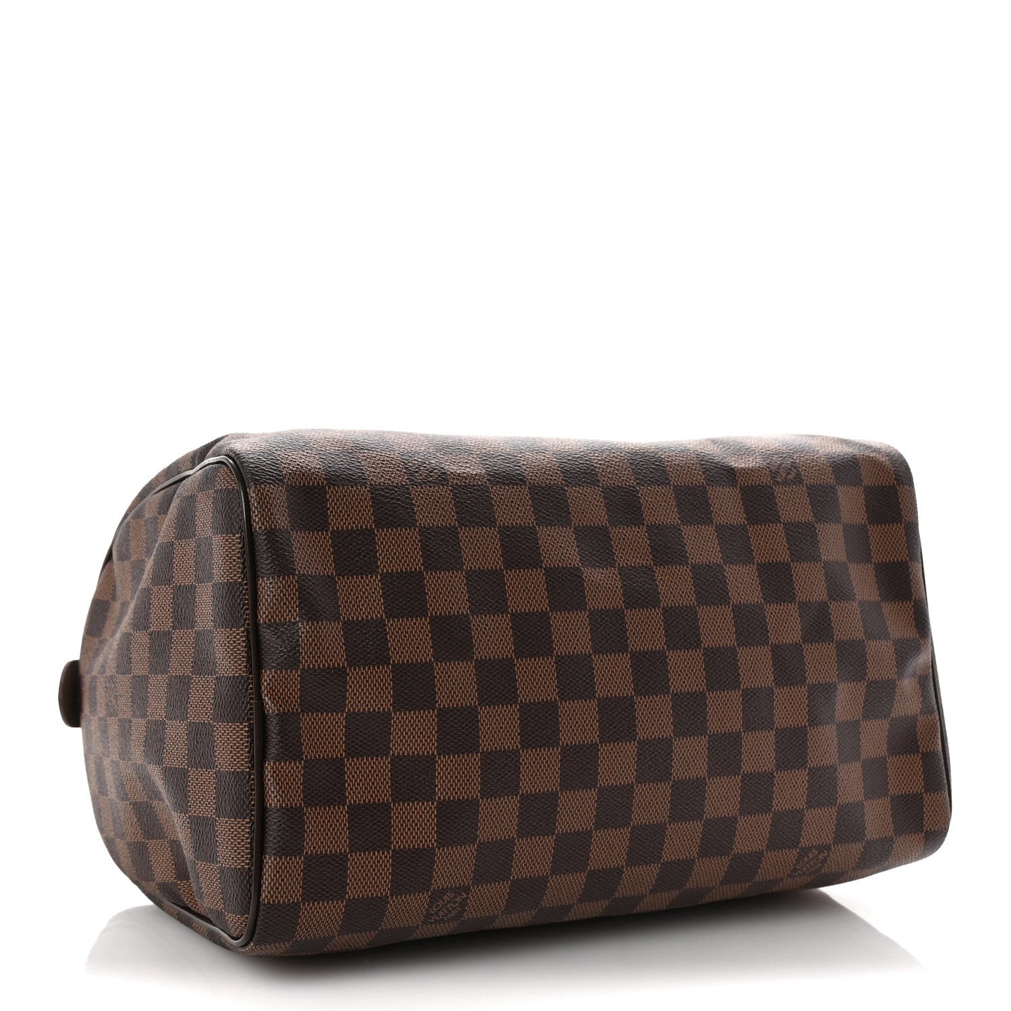 Louis Vuitton Speedy 30 Damier Ebene Coated Canvas Tote Bag - Brown & Black