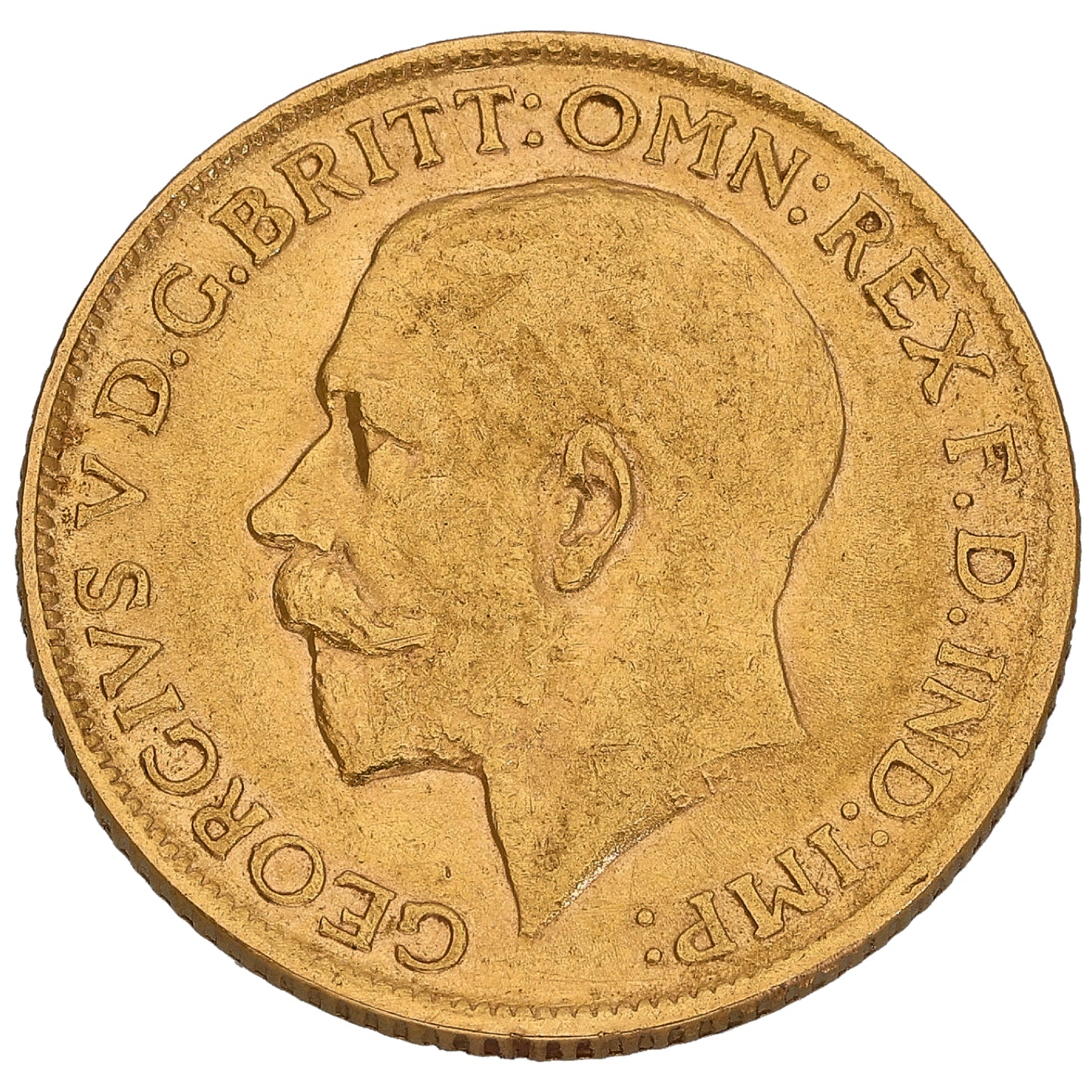 22ct Gold King George V Full Sovereign Coin 1912