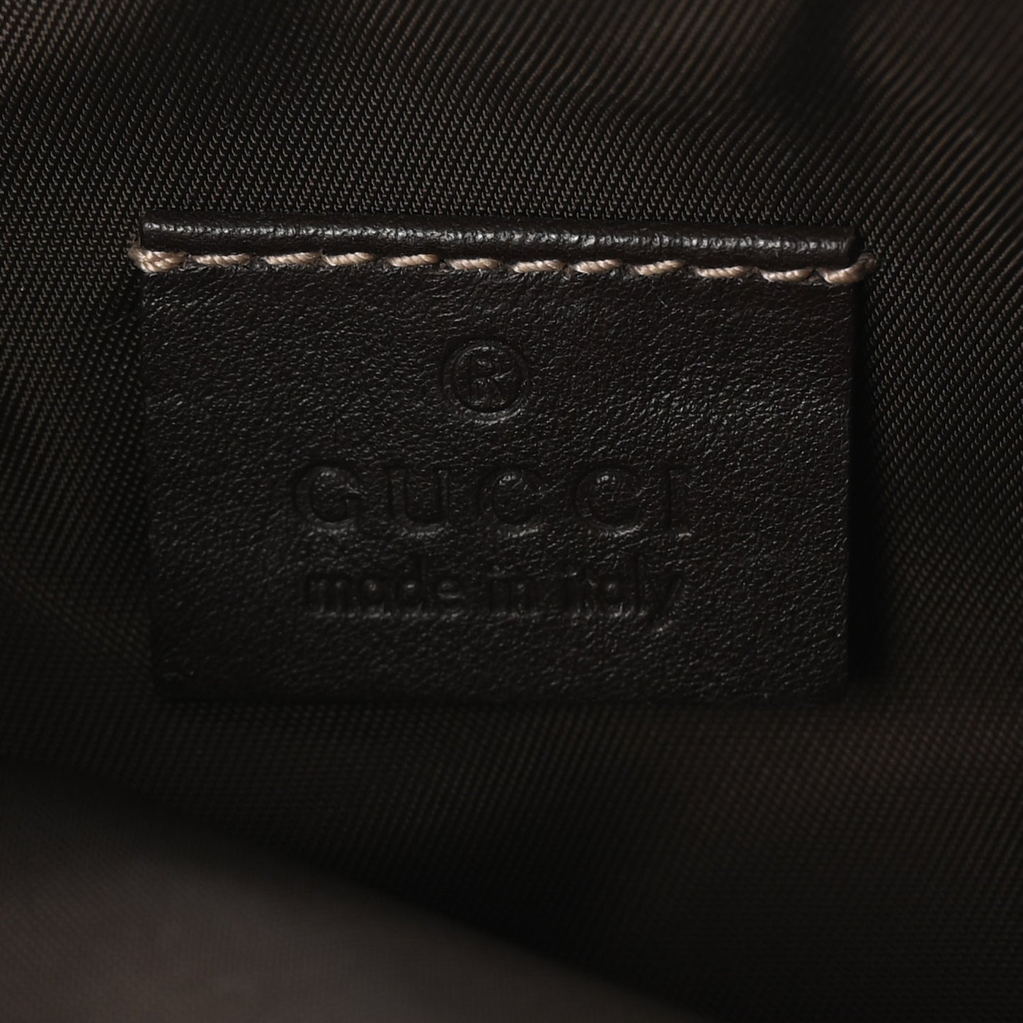 Gucci GG Monogram Small Crossbody Dark Brown Coated Canvas Bag - Brown