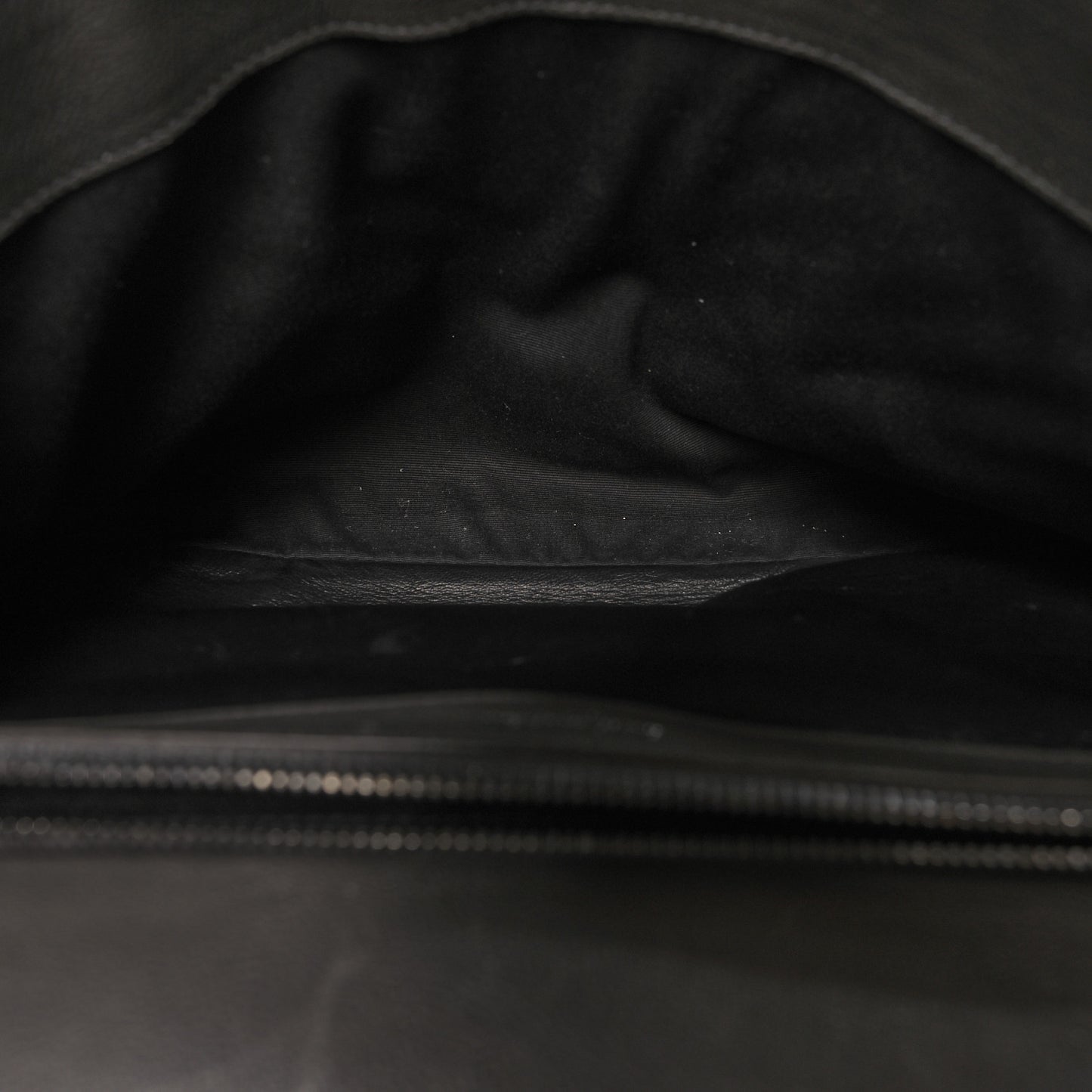 Yves Saint Laurent College Matelasse Leather Bag - Anthracite