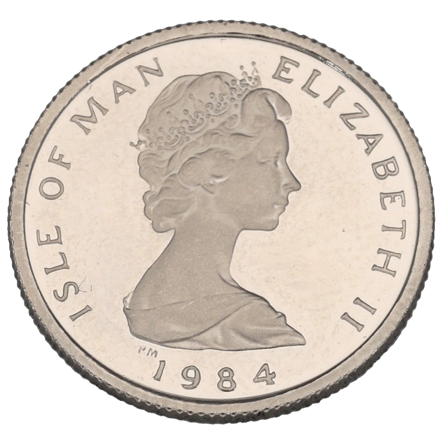 Platinum Isle Of Man Tenth Noble Coin 1984