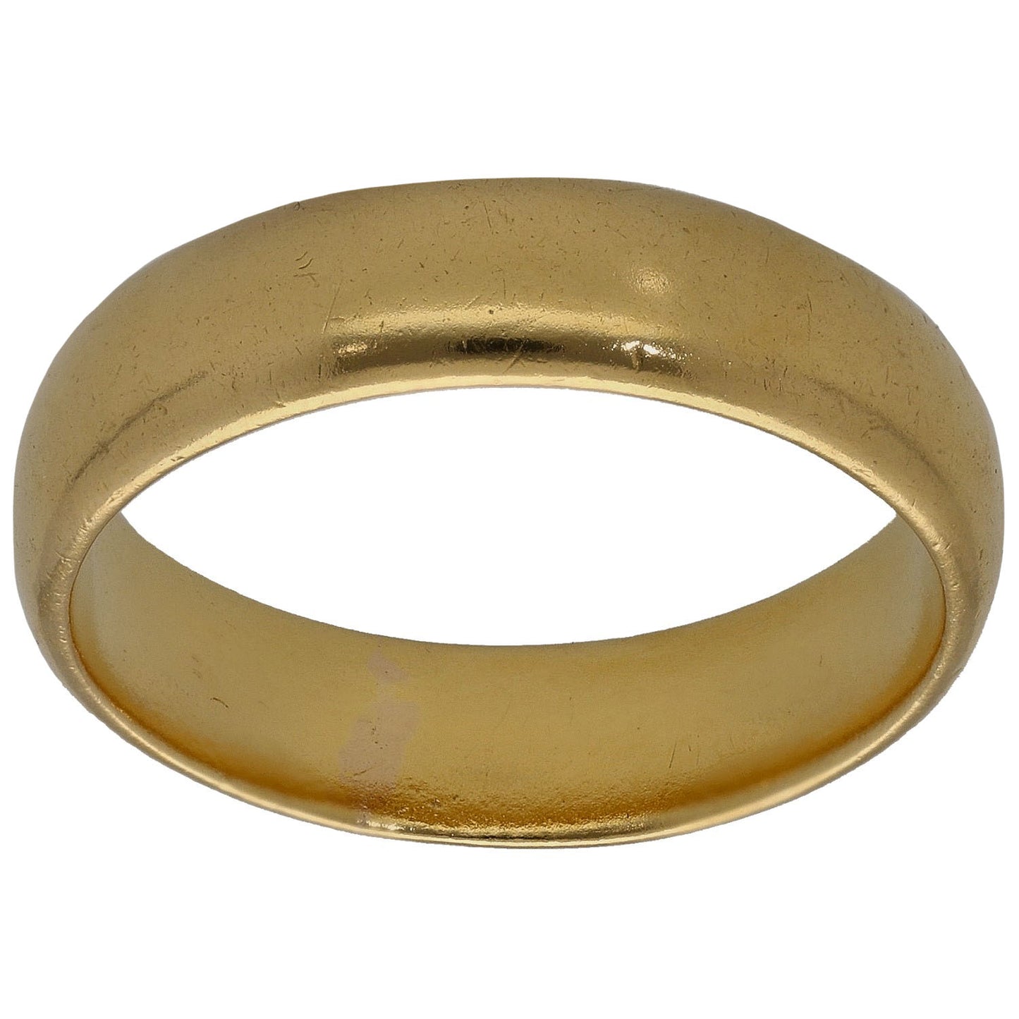 22ct Gold Plain Wedding Ring Size R
