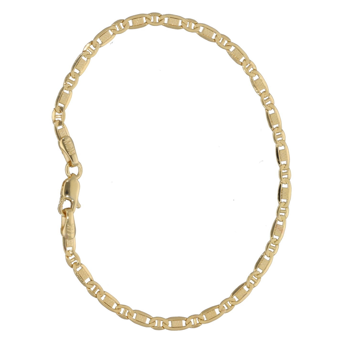 New 14ct Gold Anchor Bracelet