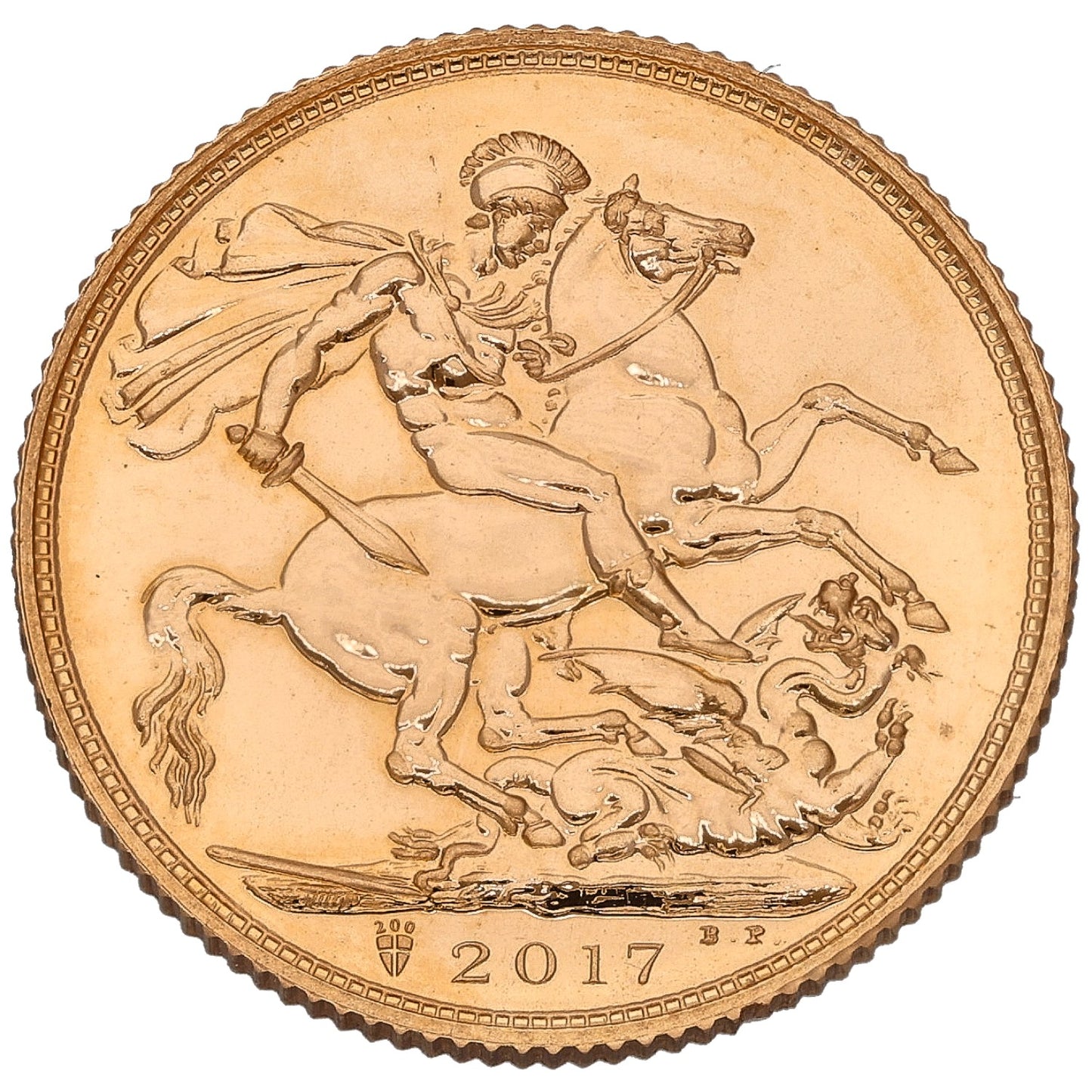 22ct Gold Queen Elizabeth II Full Sovereign Coin 2017