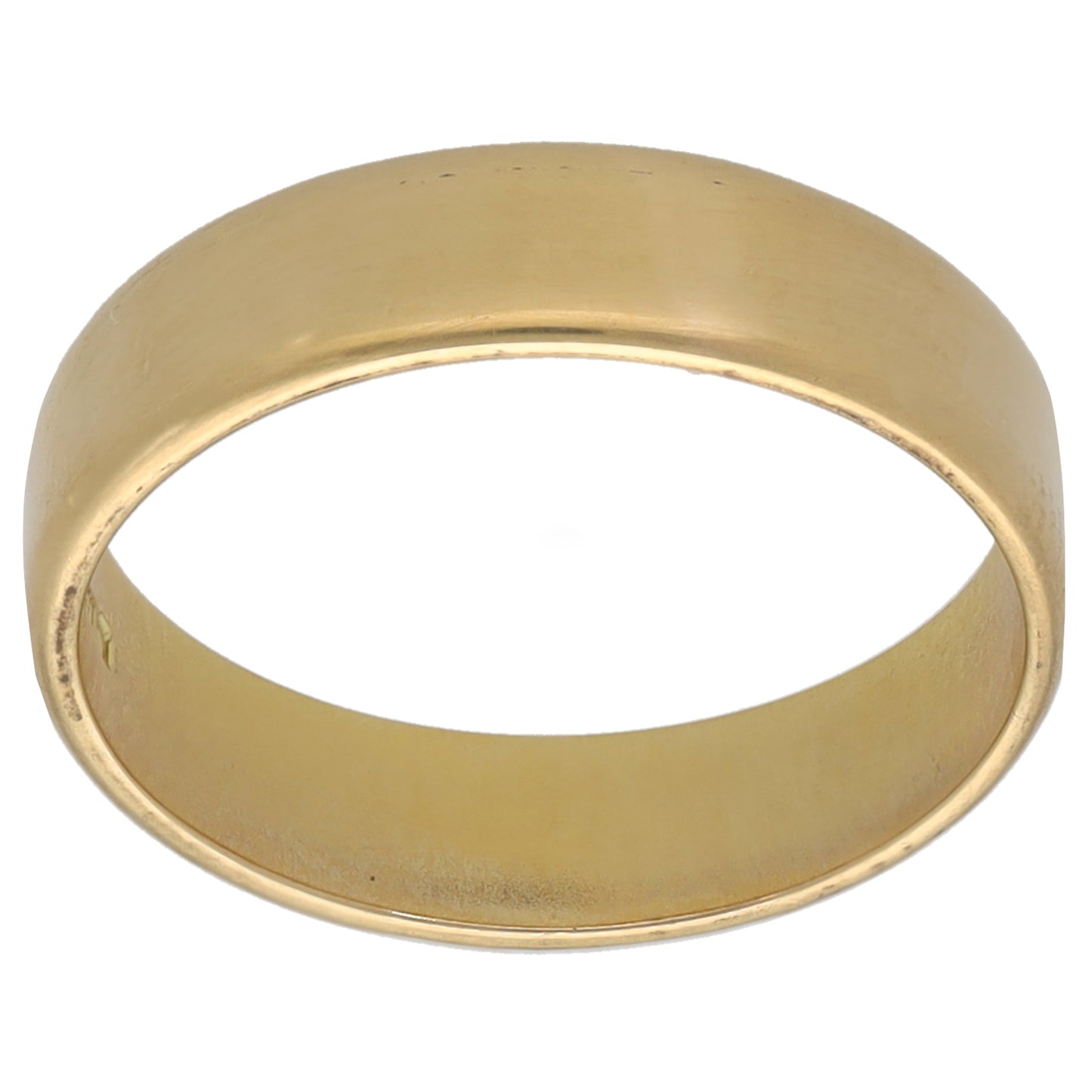 18ct Gold Plain Wedding Ring Size O