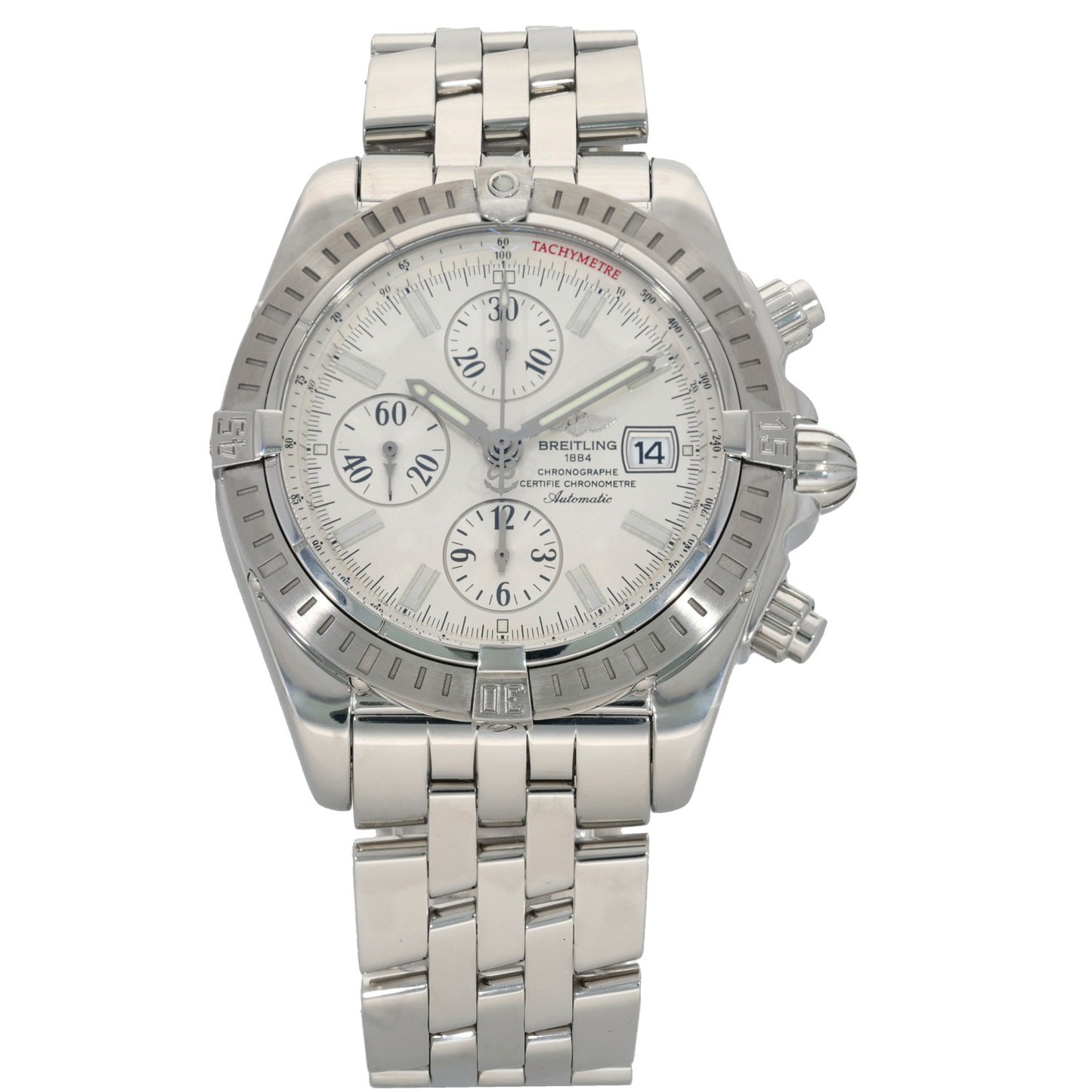 Breitling Chronomat Evolution A13356 44mm Stainless Steel Watch