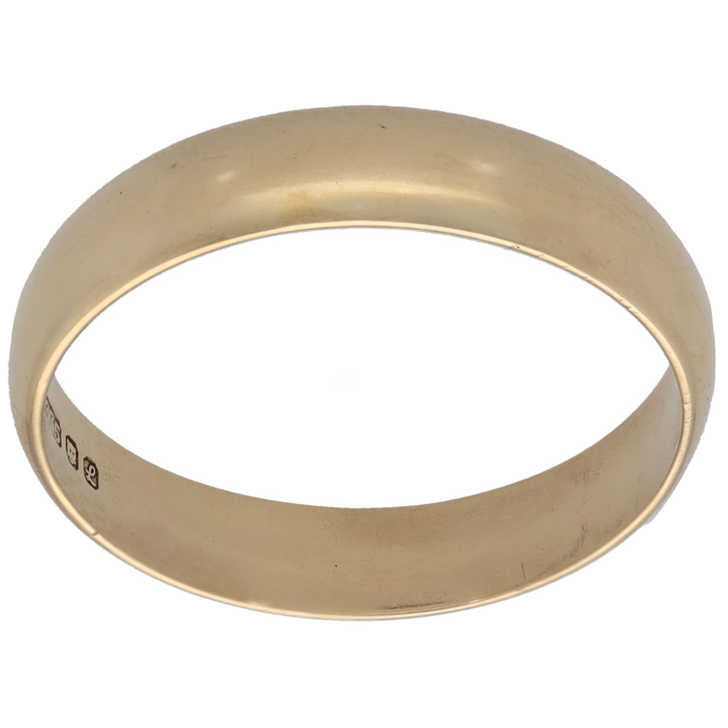 9ct Gold Plain Wedding Ring Size U