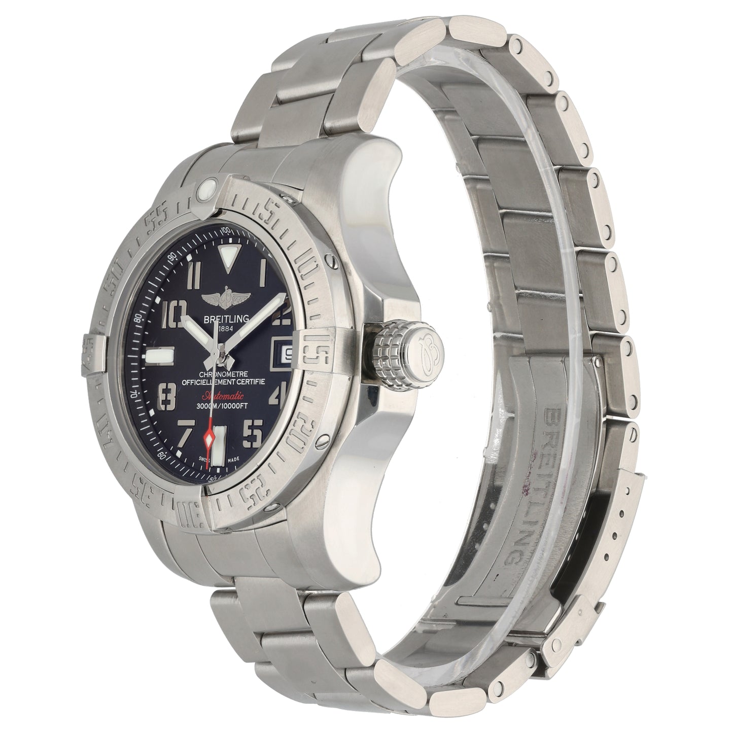 Breitling Avenger II Seawolf A17331 45mm Stainless Steel Watch