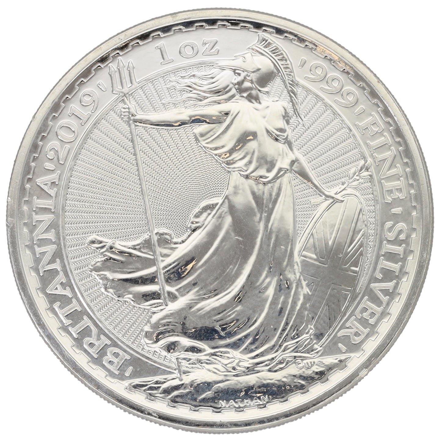 Fine Silver Queen Elizabeth II 1 OZ Britannia Coin 2019