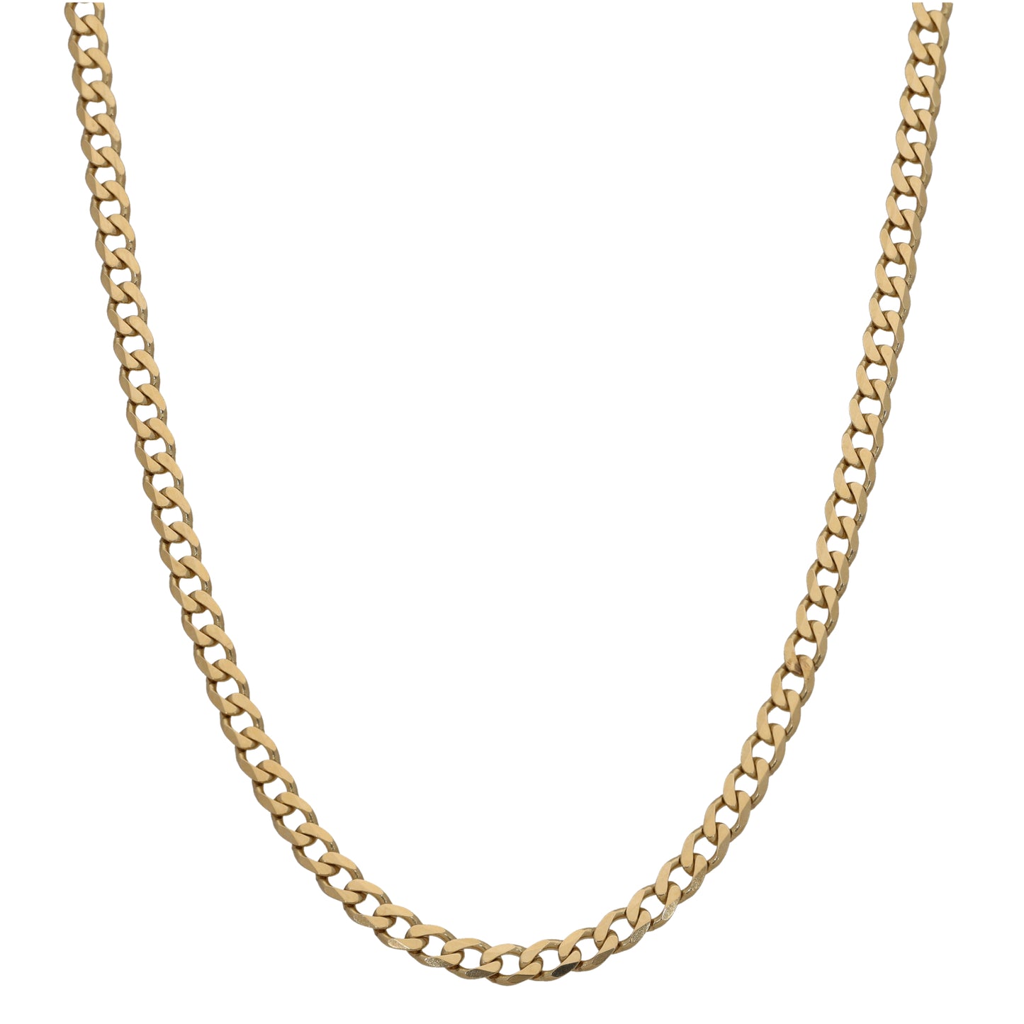 9ct Gold Curb Chain 30"