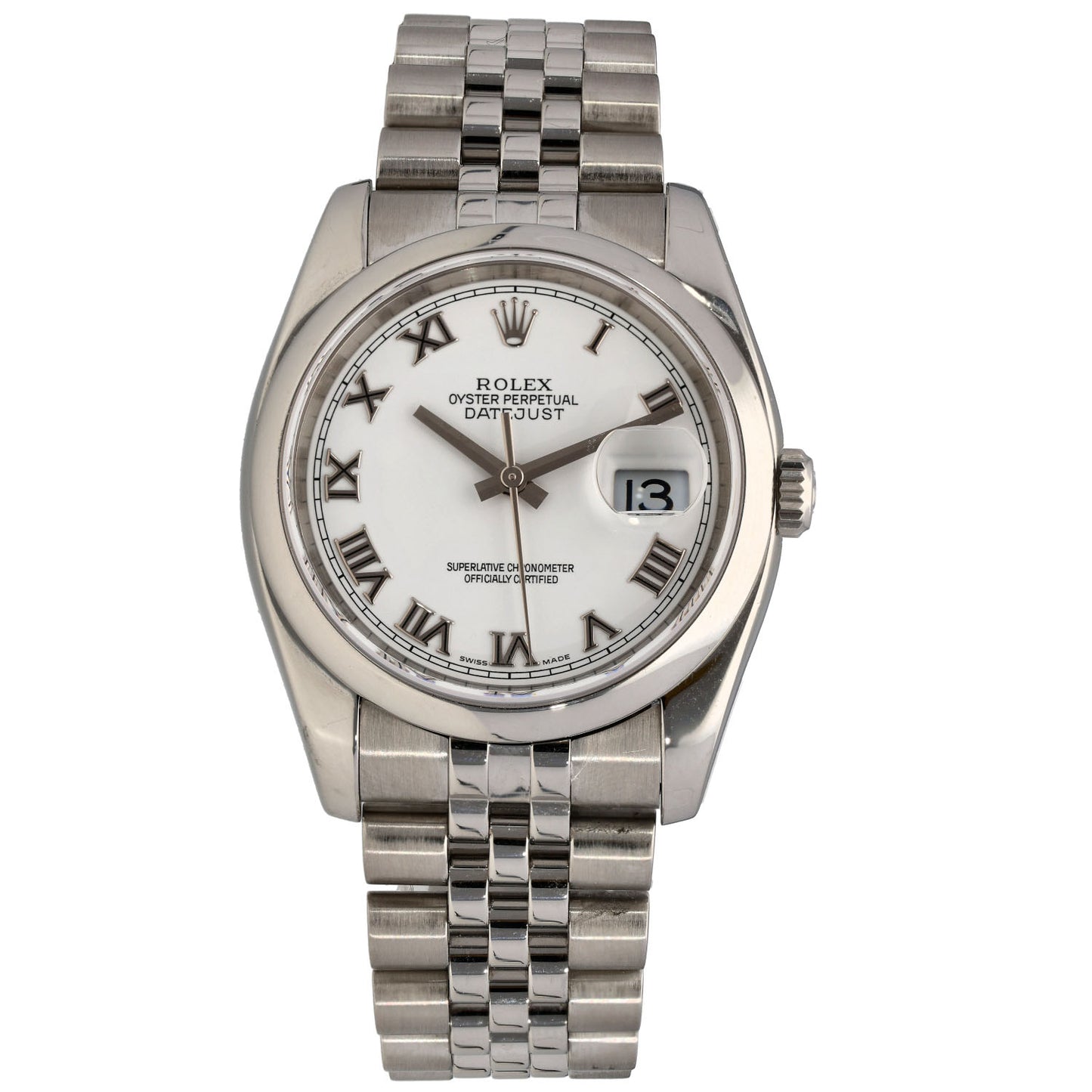 Rolex Datejust 116200 36mm Stainless Steel Watch