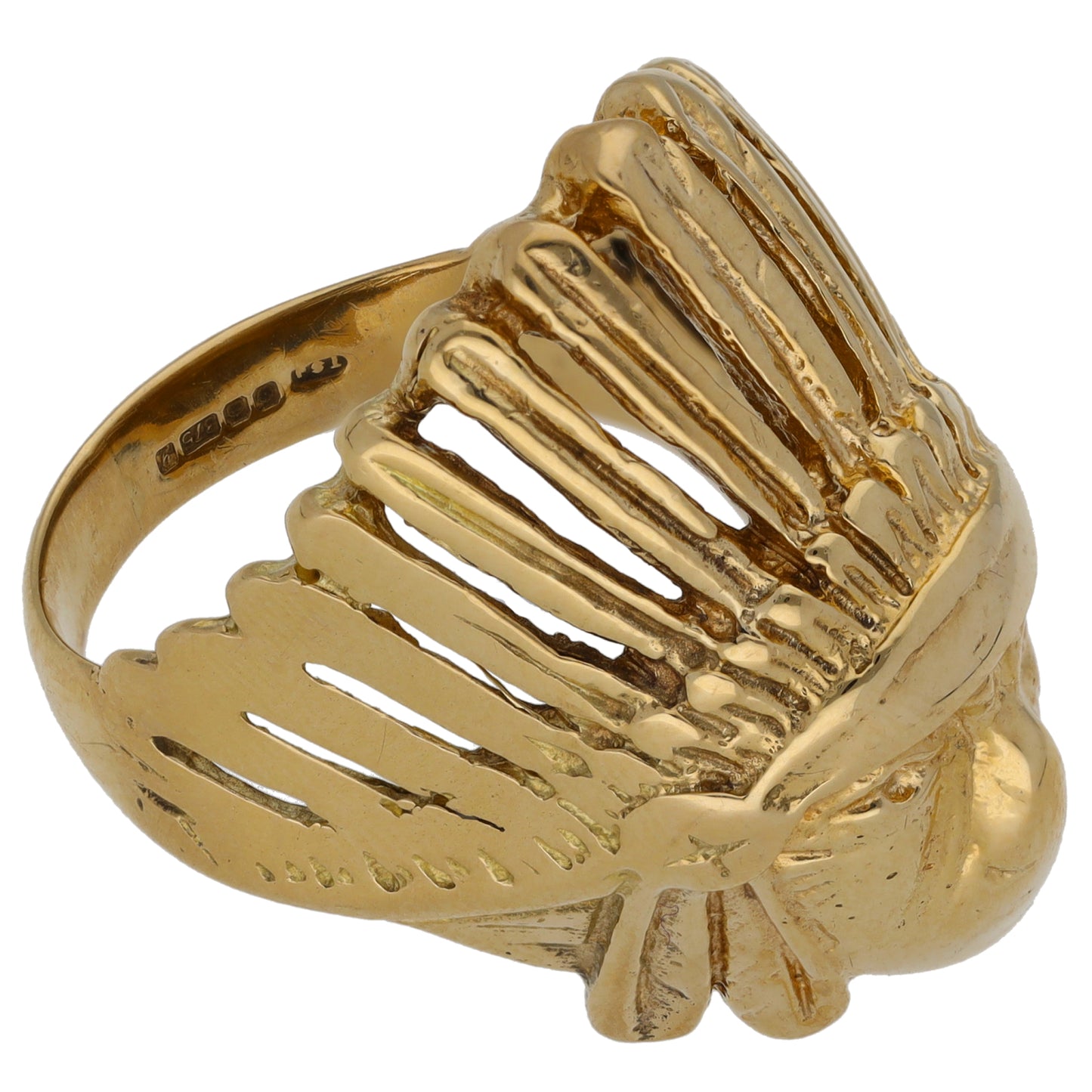 9ct Gold Alternative Ring Size S