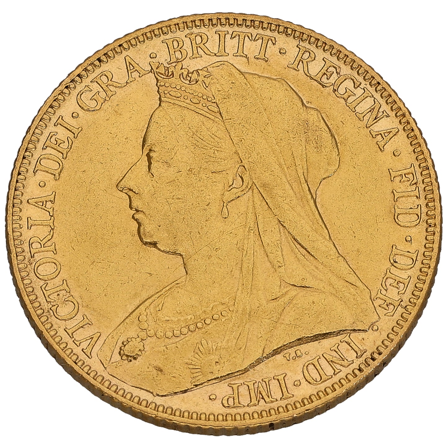 22ct Gold Queen Victoria Full Sovereign Coin 1898