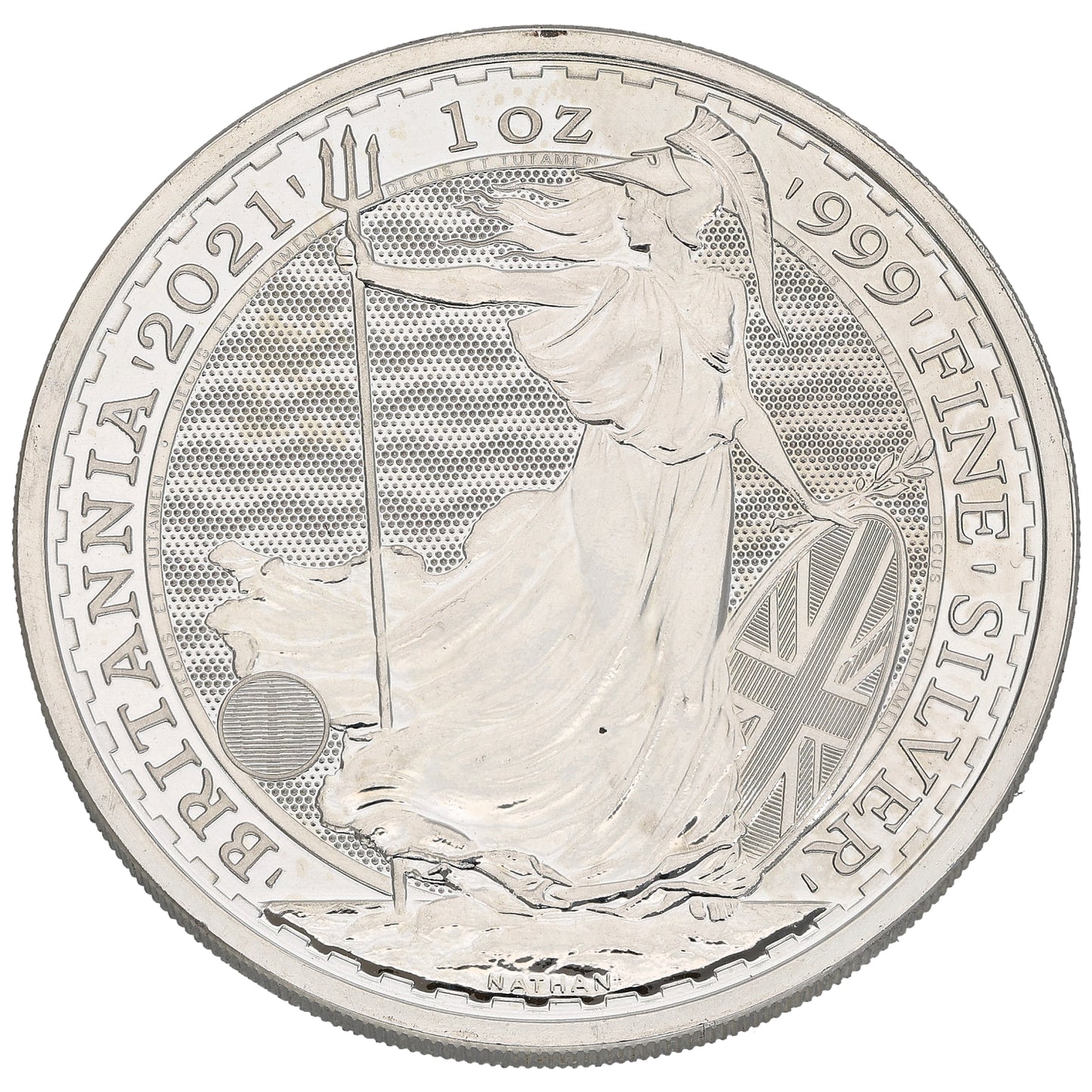 Fine Silver Queen Elizabeth II 1 OZ Britannia Coin 2021