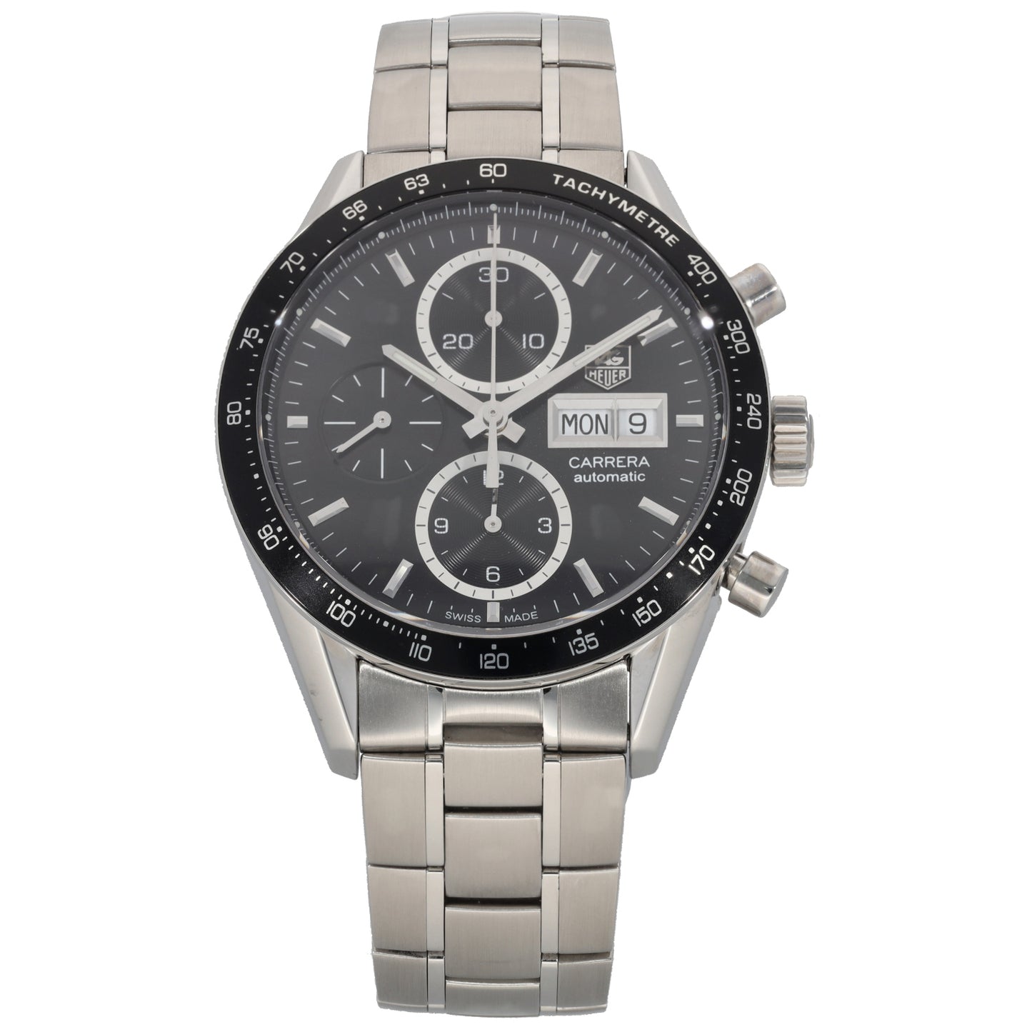 Tag Heuer Carrera CV201AG 41mm Stainless Steel Watch