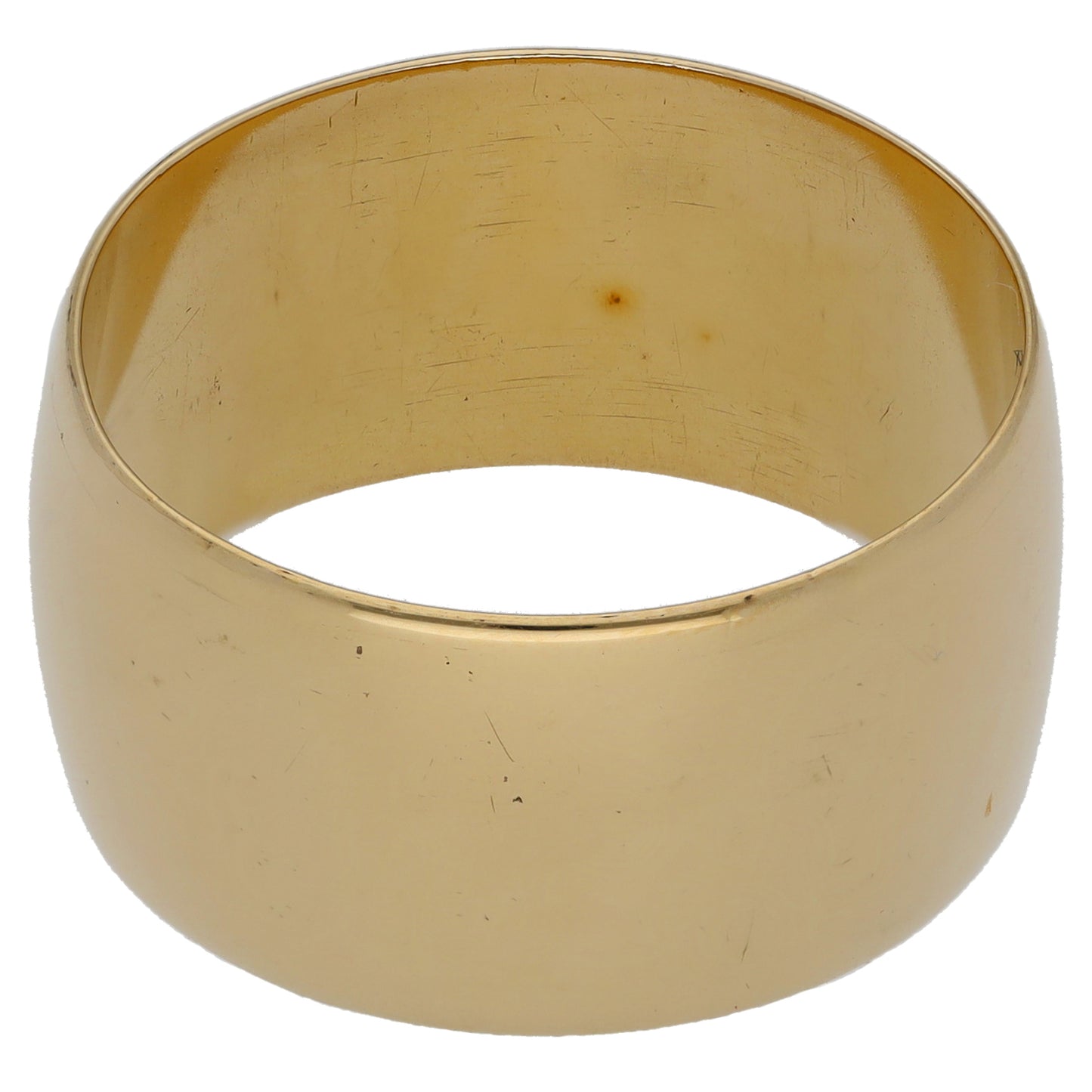 9ct Gold Plain Wedding Ring Size X