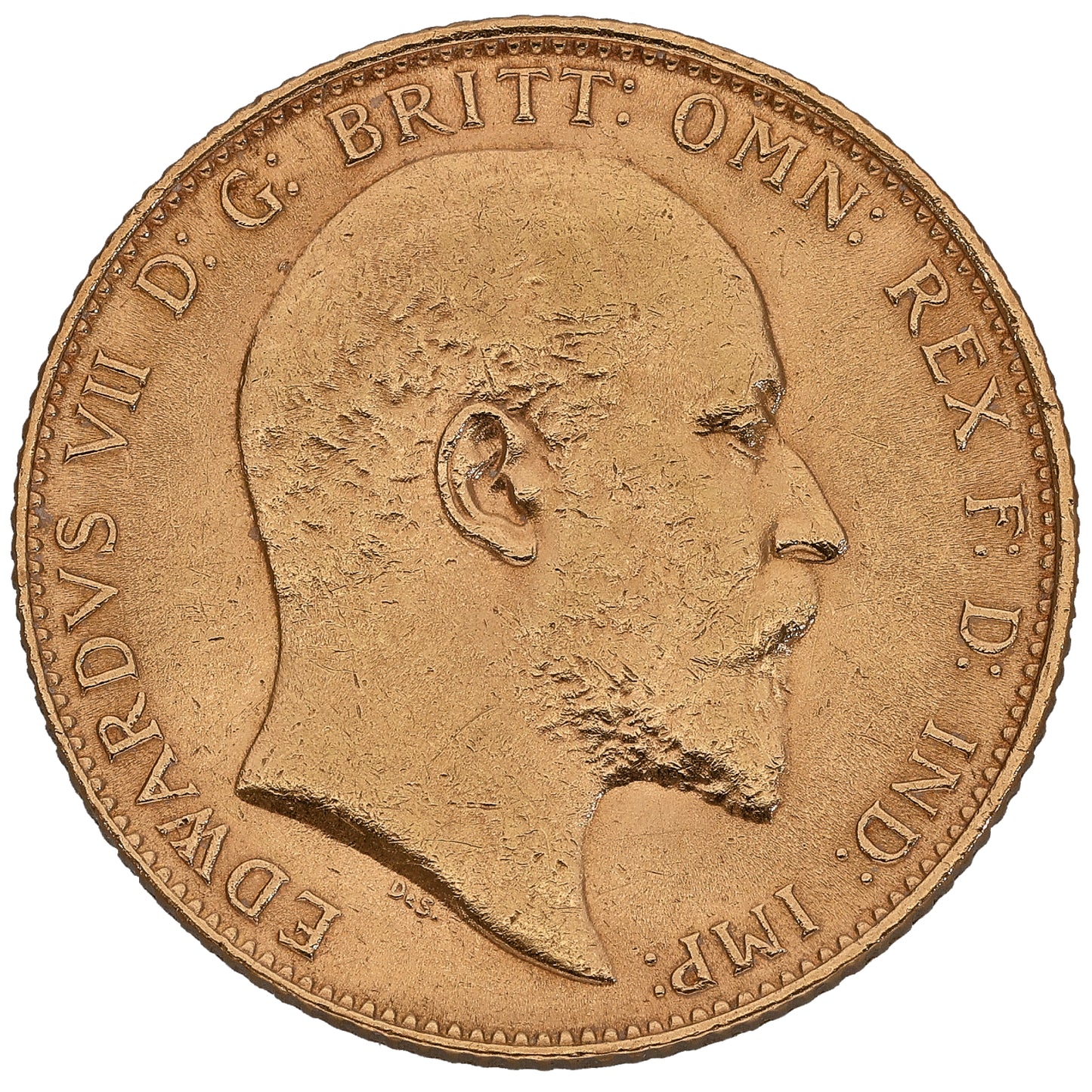 22ct Gold King Edward VII Full Sovereign Coin 1910