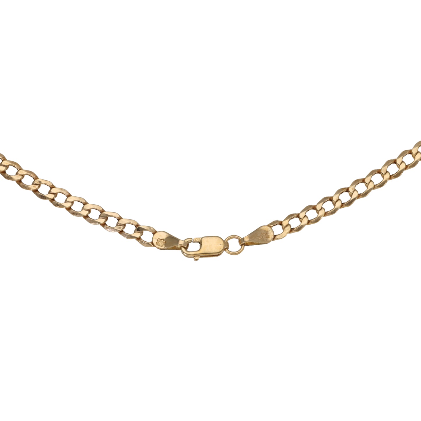 9ct Gold Curb Chain 20"