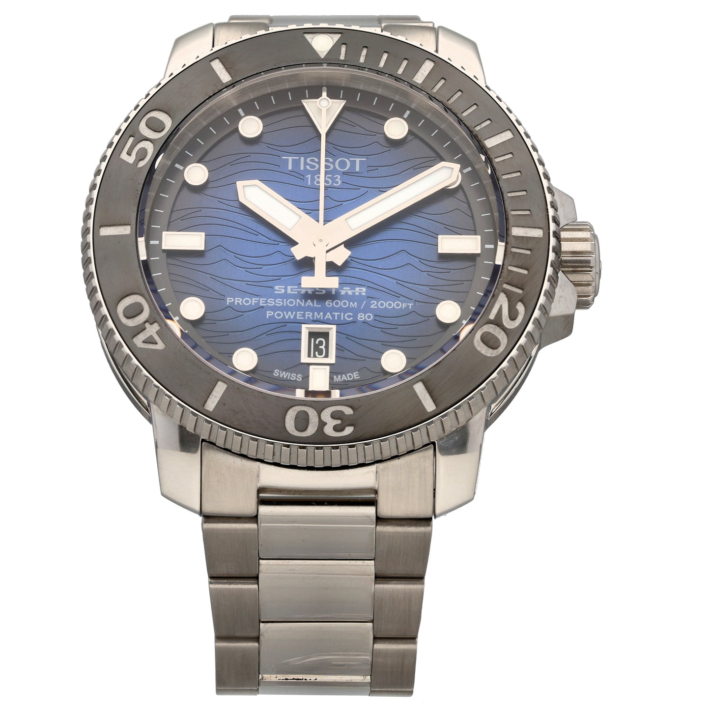 Tissot Seastar T006407B 39mm Stainless Steel Watch