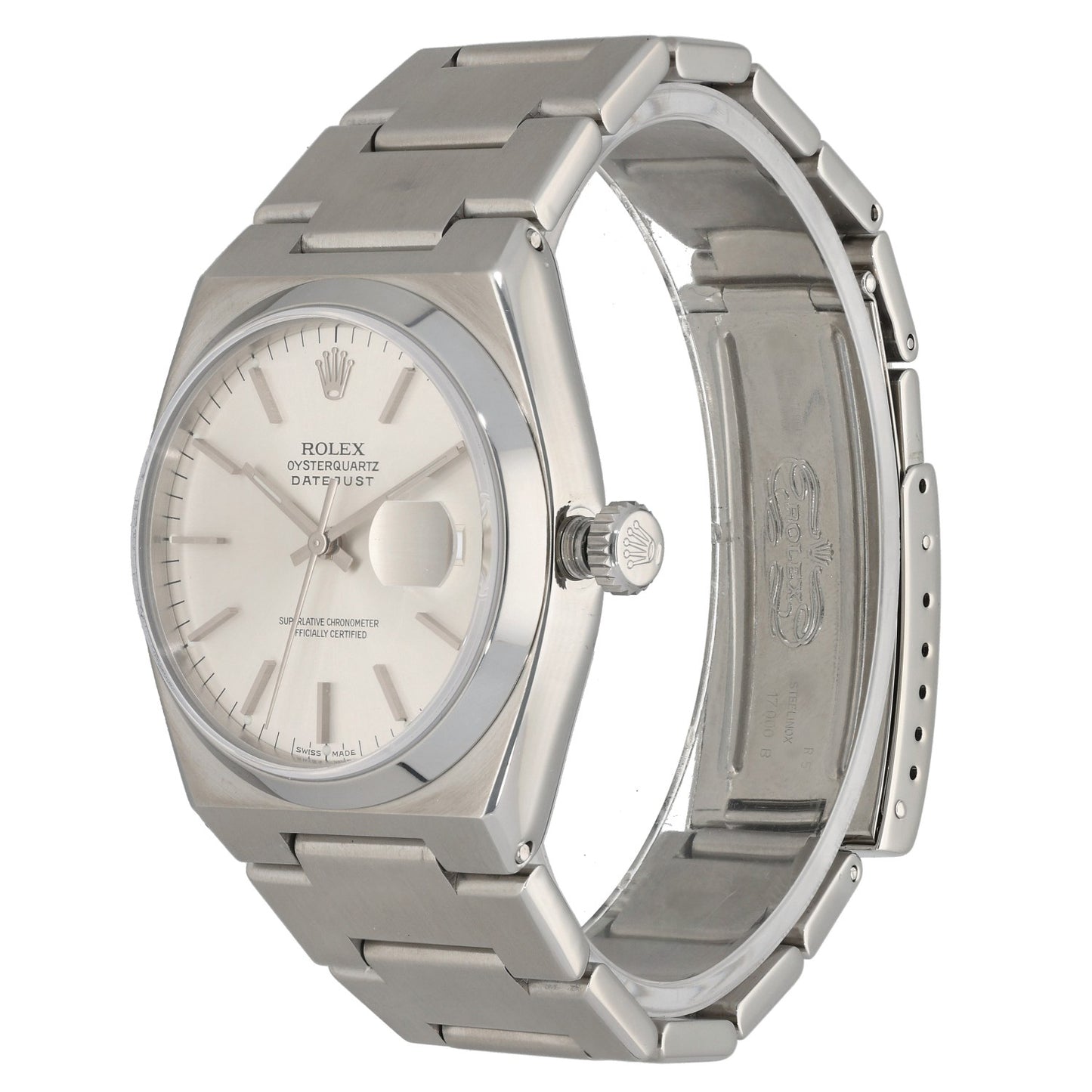 Rolex Oysterquartz 17000 36mm Stainless Steel Watch