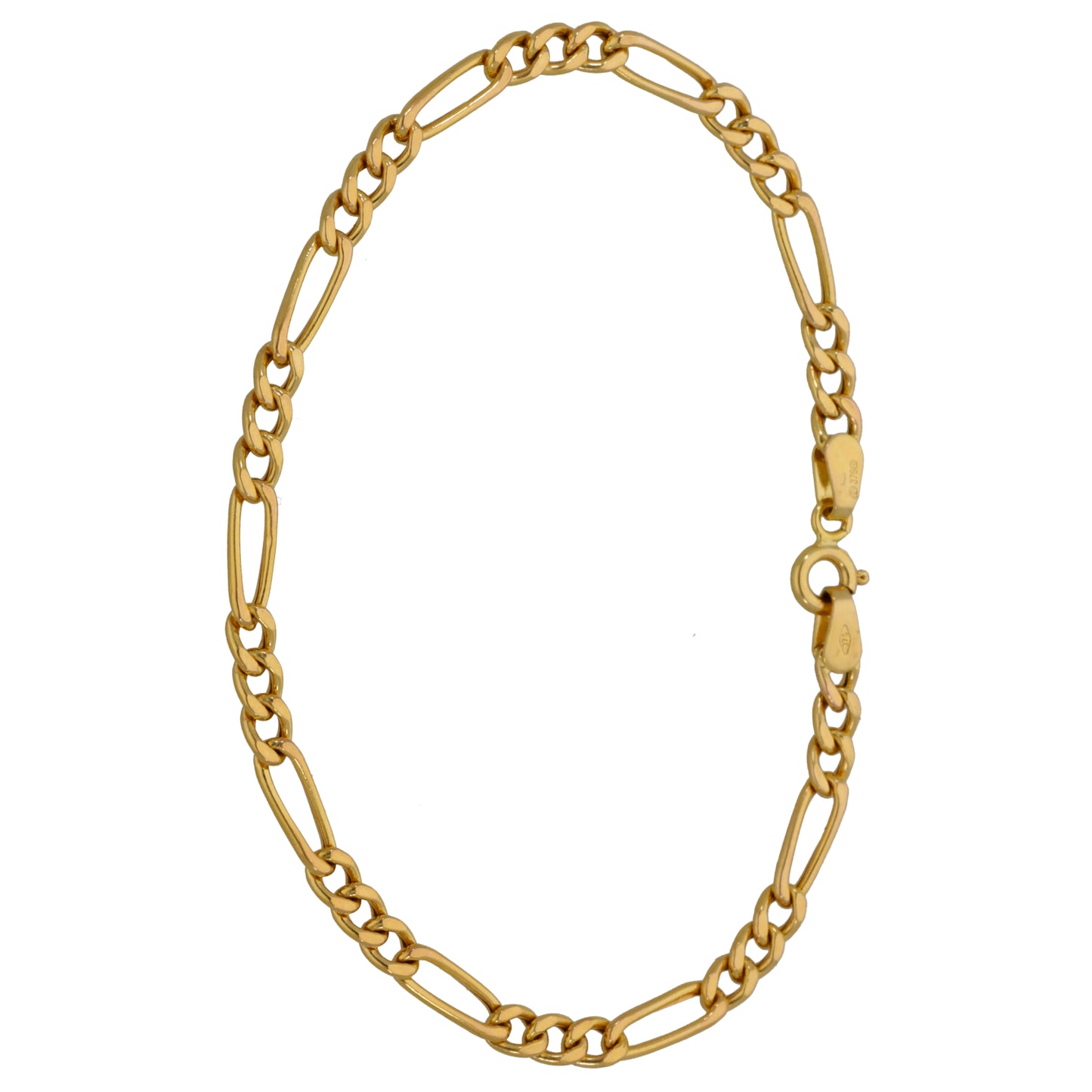 9ct Gold Figaro Bracelet