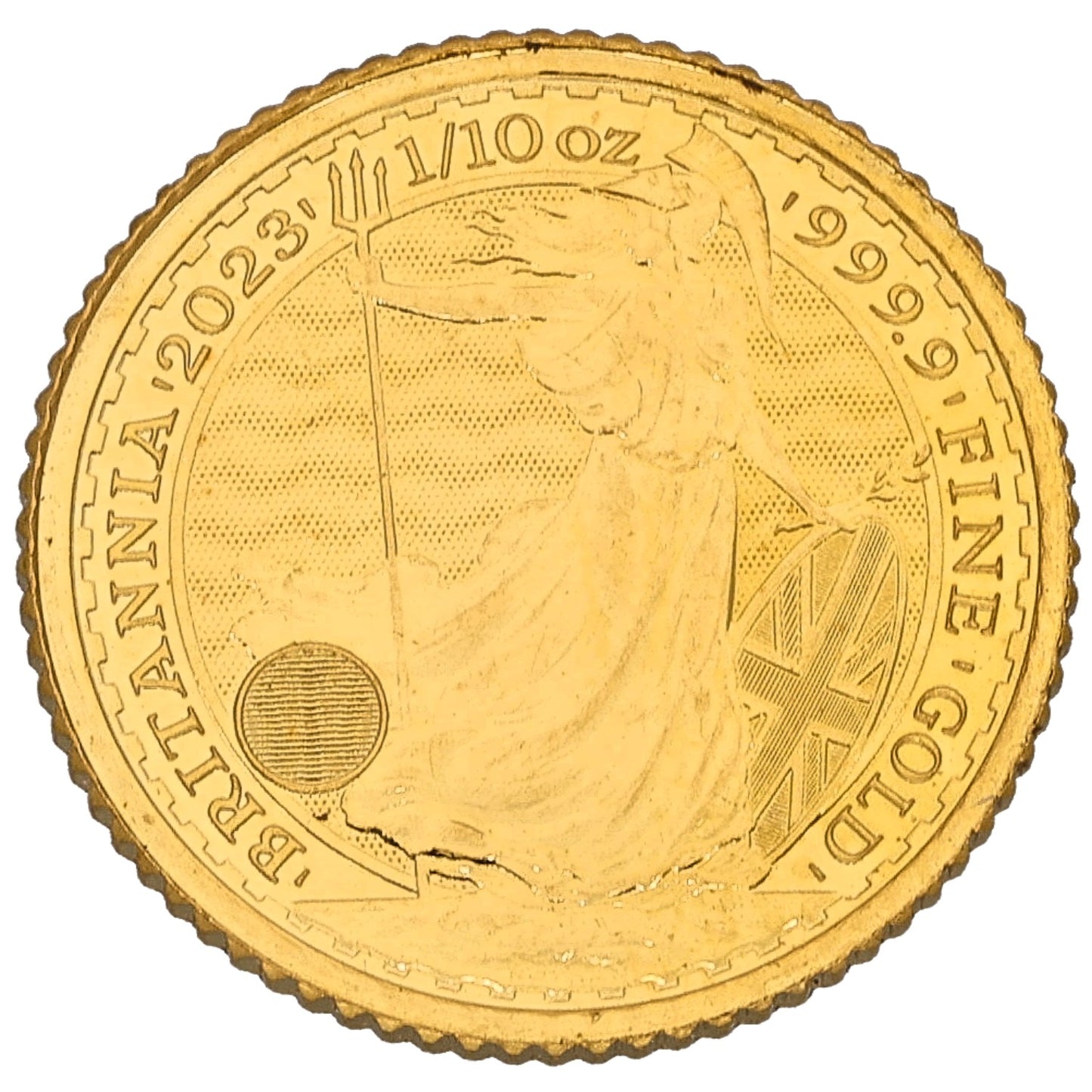 24ct Gold Queen Elizabeth II 1/10 OZ Britannia Coin 2023