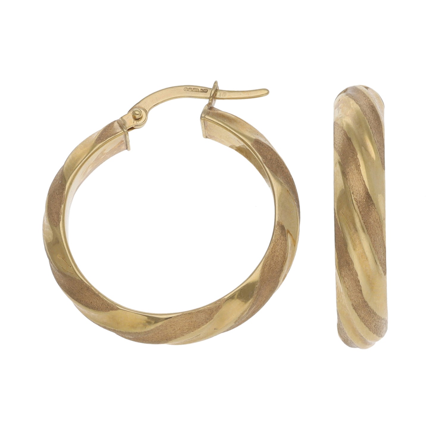 9ct Gold Hoop Earrings