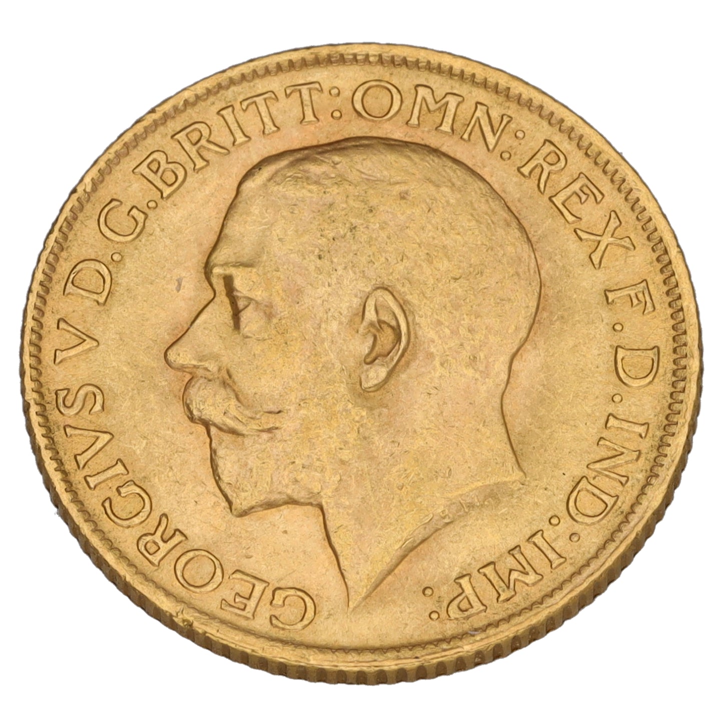 22ct Gold King George V Full Sovereign Coin 1913